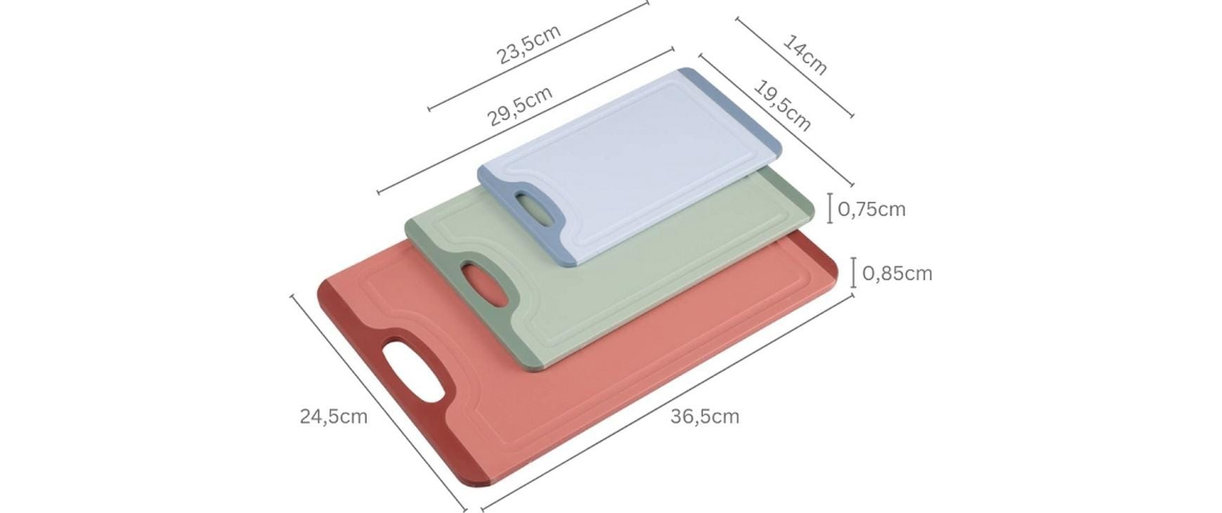 KESPER® Planche à découper »3er, Kunststoff« Avec trou de préhension, avec rigole d'écoulement