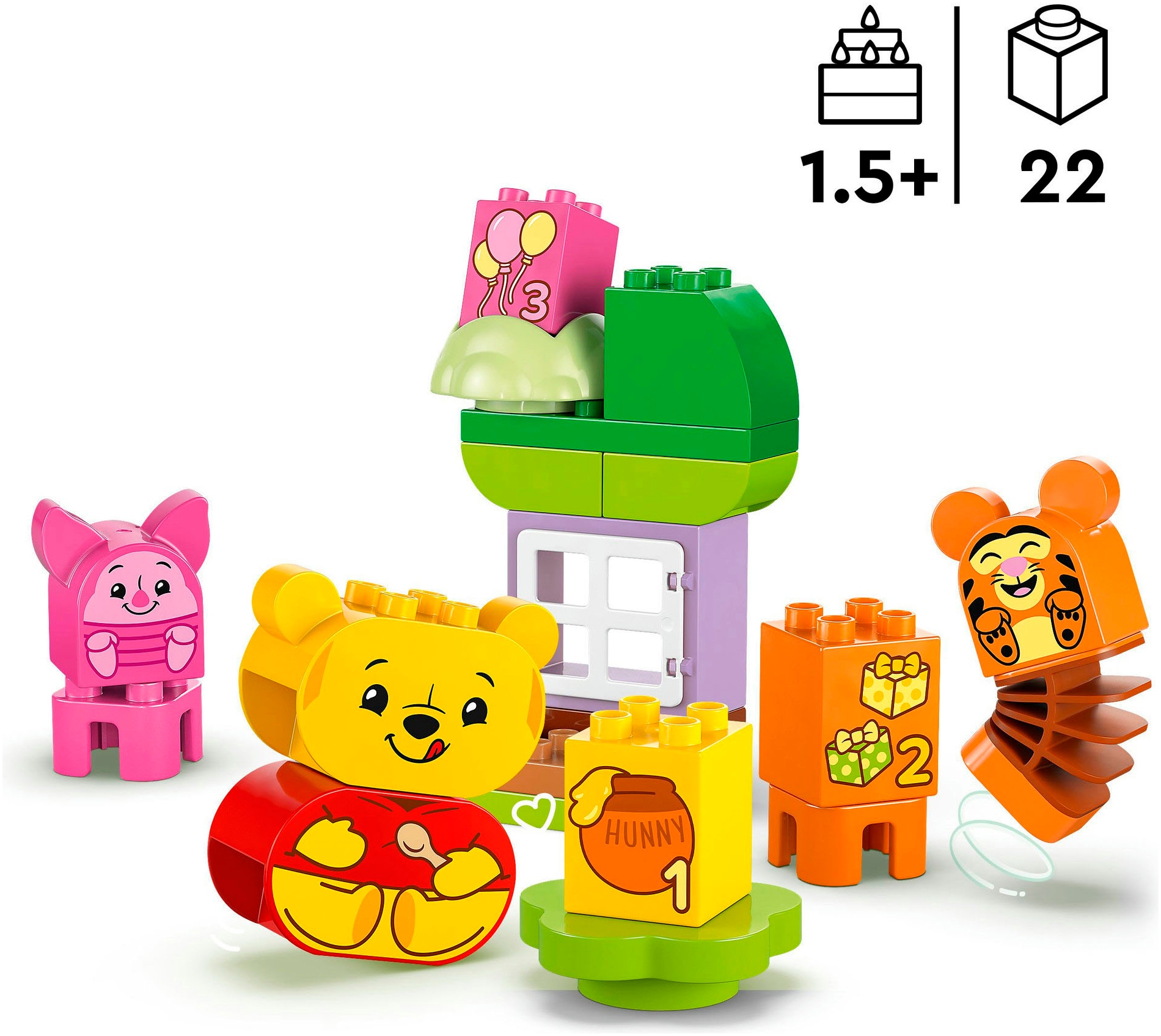 LEGO® Pions de construction »Winnie Puuhs Geburtstagsparty (10457), LEGO® DUPLO Disney ™« Made in Europe