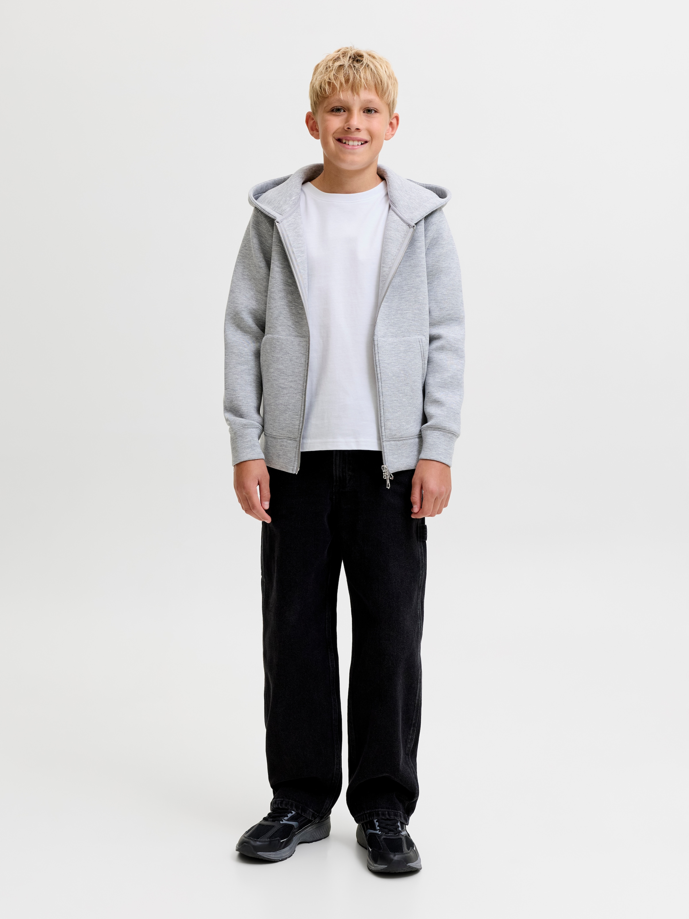 Jack & Jones Junior T-Shirt »JJEORGANIC RLX TEE LS O-NECK NOOS JNR« Baumwolle,