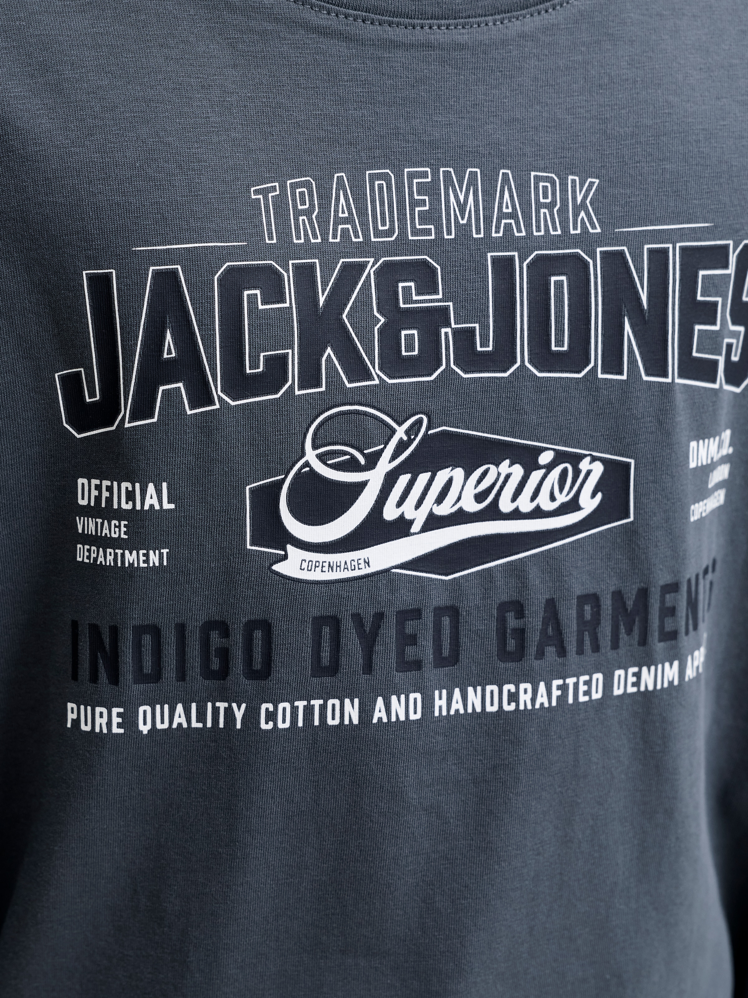 Jack & Jones Junior Langarmshirt »JJELOGO TEE LS O-NECK 2 COL AW26 SN JNR« Baumwolle, regular fit