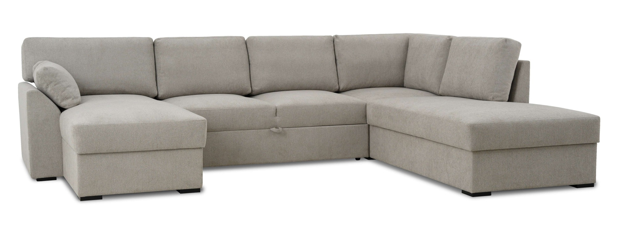 Home affaire Paysage de salon »Citry« Breite 309 cm, Chenille, Bettfunktion, Bettkasten, U-Form