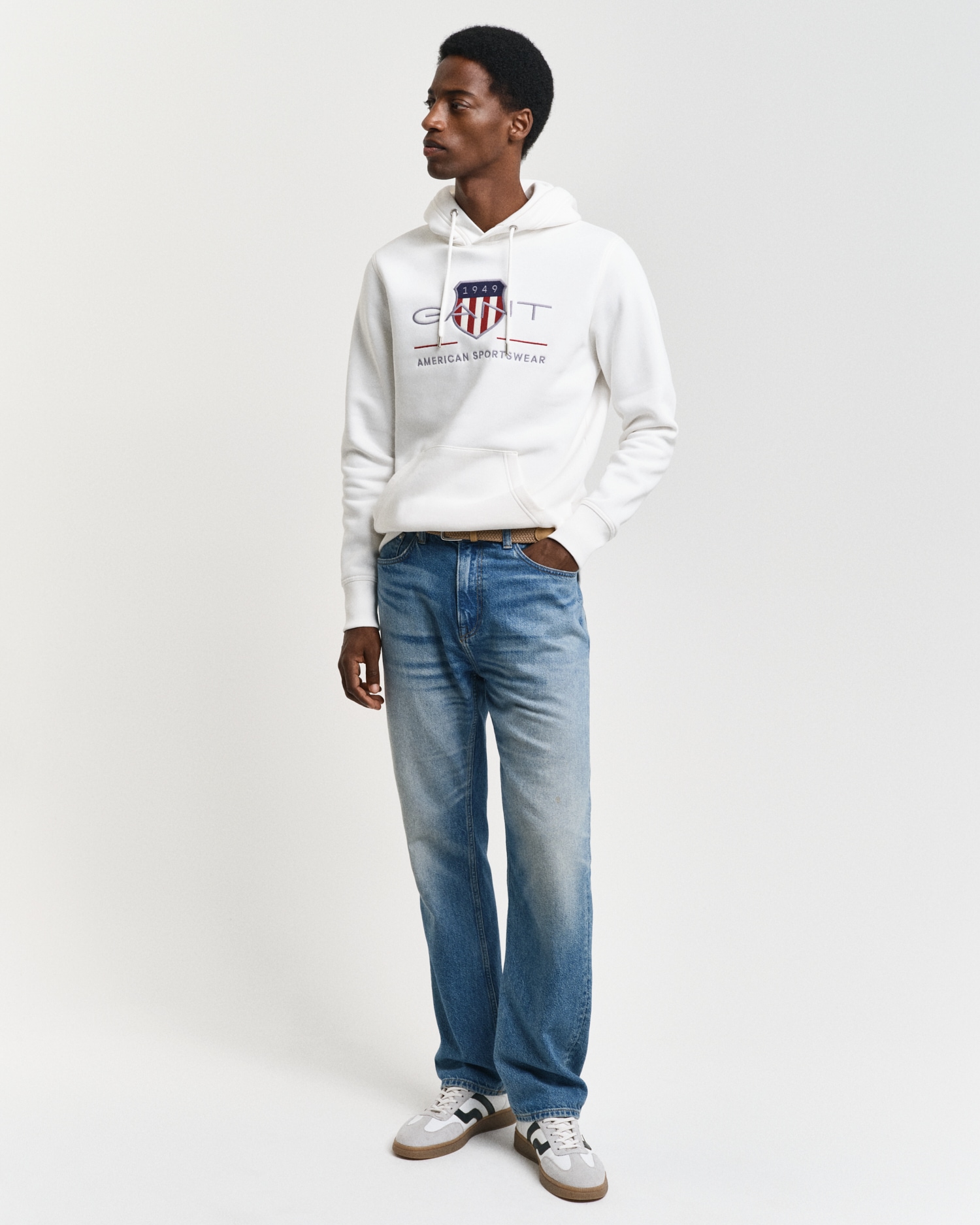 Gant Hoodie »REG ARCHIVE SHIELD HOODIE«, mit modischer Logostickerei auf der Brust

