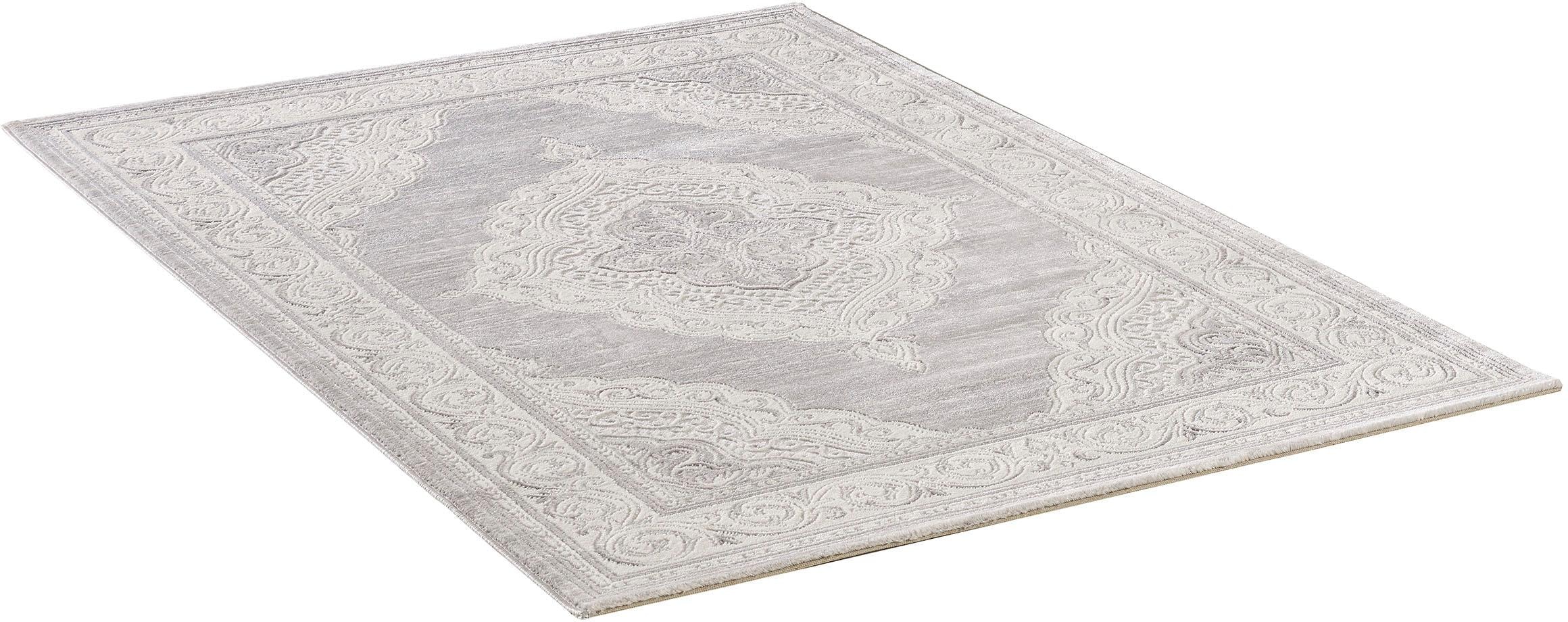 Sanat Teppich »Harmony 3201 , auch als Läufer« rechteckig 12 mm Höhe Wohnzimmer, Kurzflor, modern, Orient, Schlafzimmer