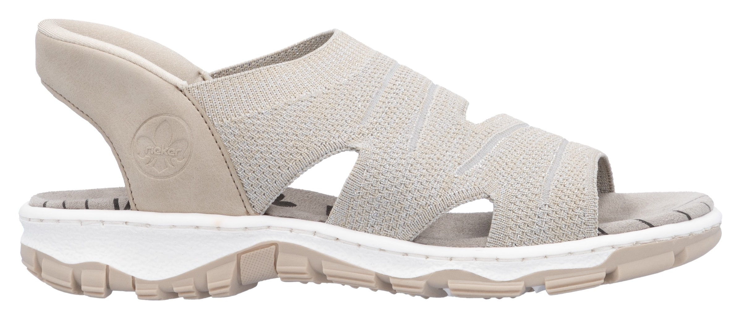 Rieker  Trekkingsandale, Outdoorsandale, Sommerschuh mit Elastik-Einschlupf