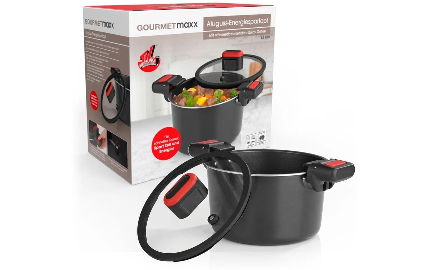 GOURMETmaxx Casserole »GOURMETmaxx, Aluminiumguss, 5,8 l«