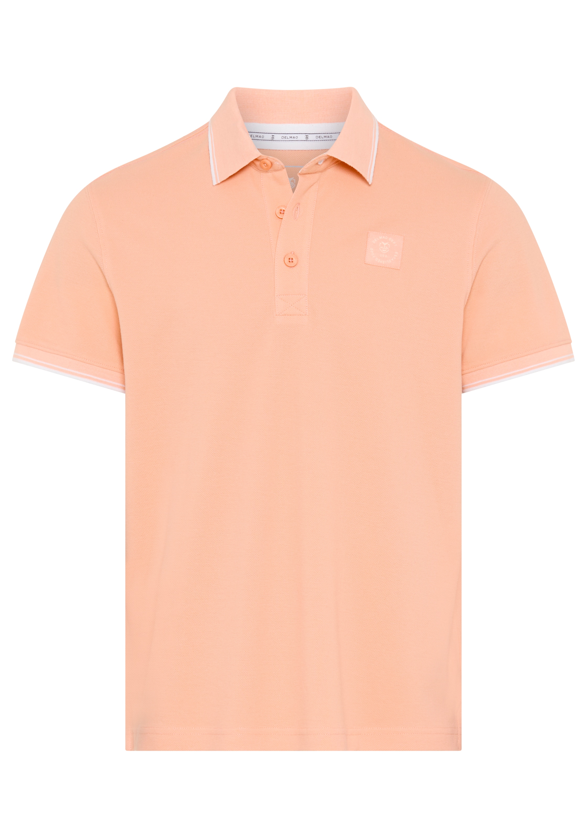 DELMAO Poloshirt »in vielen Sommer Farben! Preis-Leistungs Bestseller!« Trendige lockere Passform, immer perfekt gestylt! Sportlicher Look
