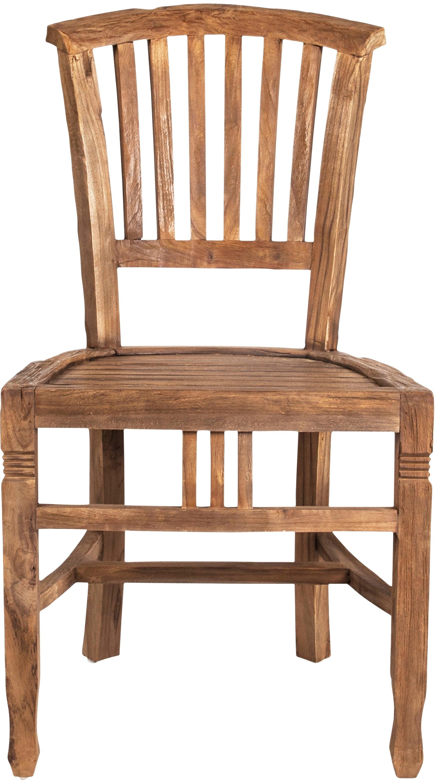 SIT Stuhl »Cottbus aus recyceltem Teakholz – Massivholz – Brettsitz« () Massiver Brettsitz aus recyceltem Teakholz mit zeitlosem Design