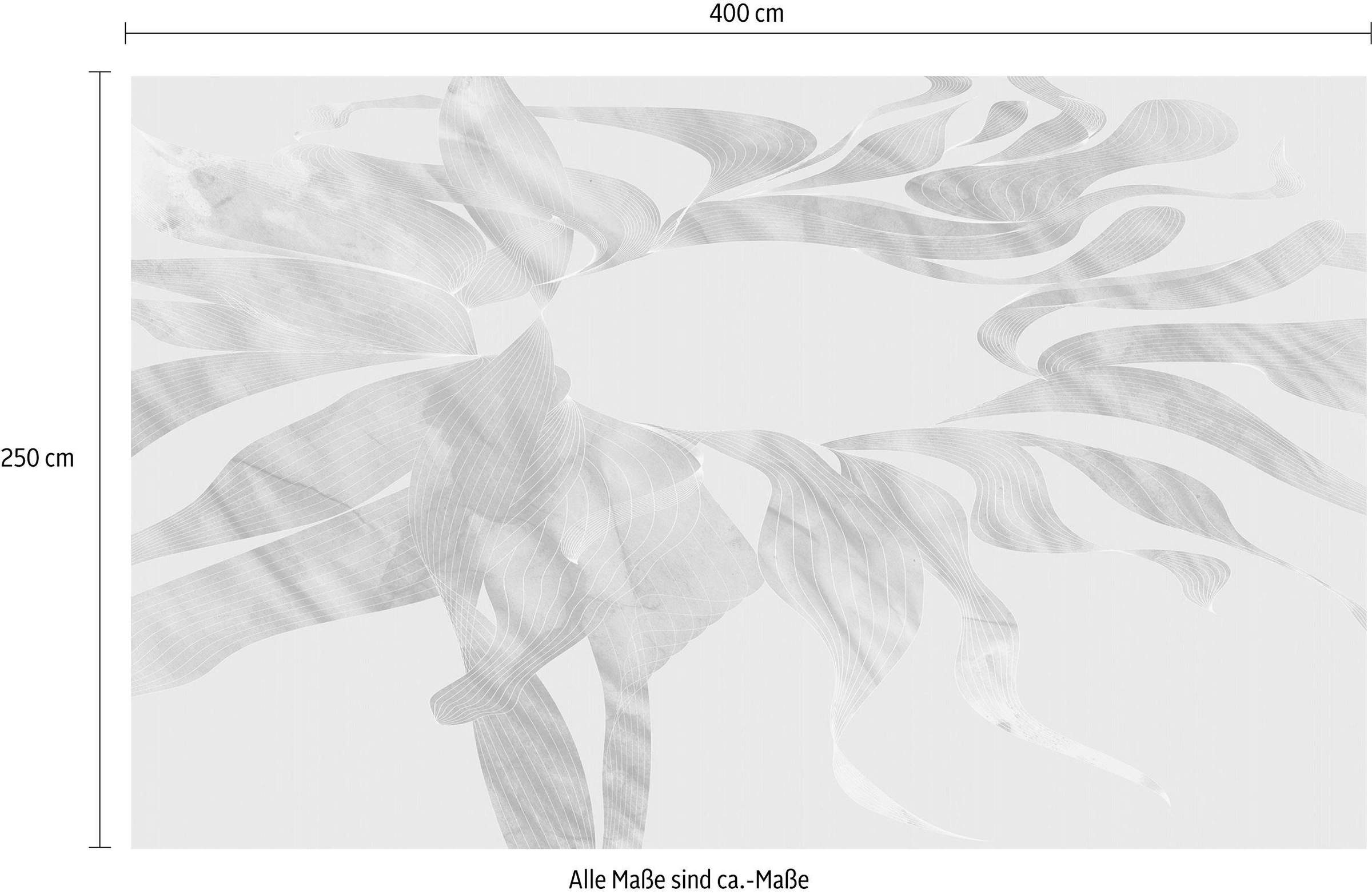 Komar Papier peint intissé »Digitaldruck Vlies -  Autumn Leaves - Grösse 400 x 250 cm« imprimé Wohnzimmer, Schlafzimmer