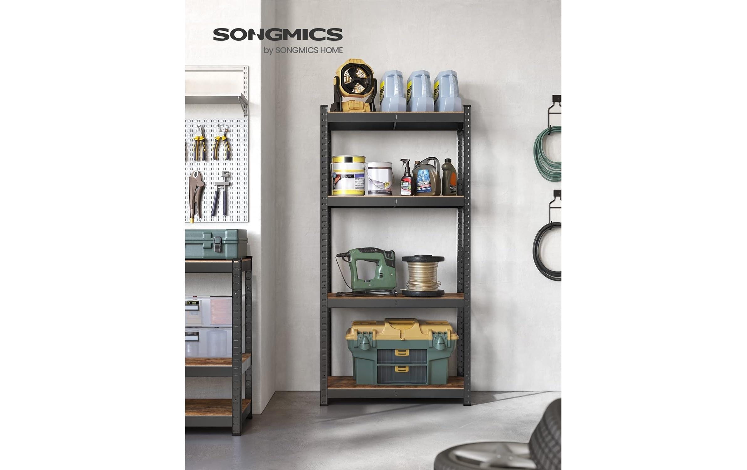 SONGMICS Regal »mit 4 Ablagen«