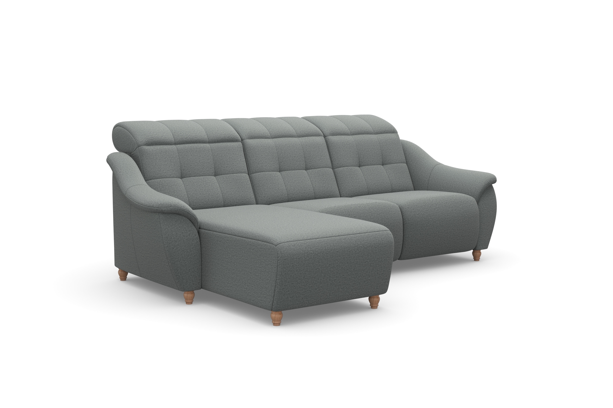 Home affaire Canapé d'angle »Boston L-Form« Kopfteilverstellung an jeder Sitzfläche, wahlweise Relaxfunktion