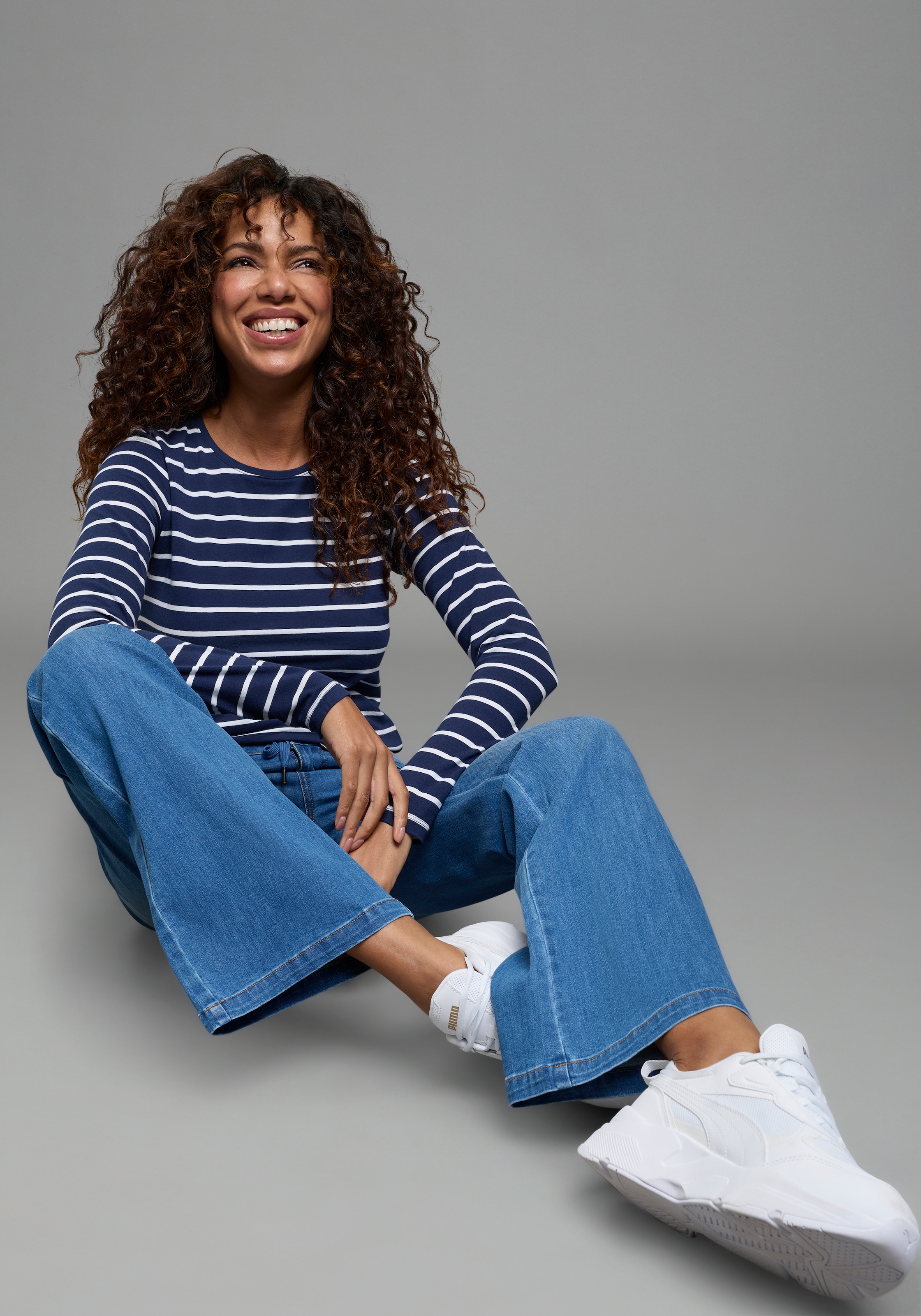 KangaROOS Jeans large weiter Bein, normale Passform, reguläre Leibhöhe