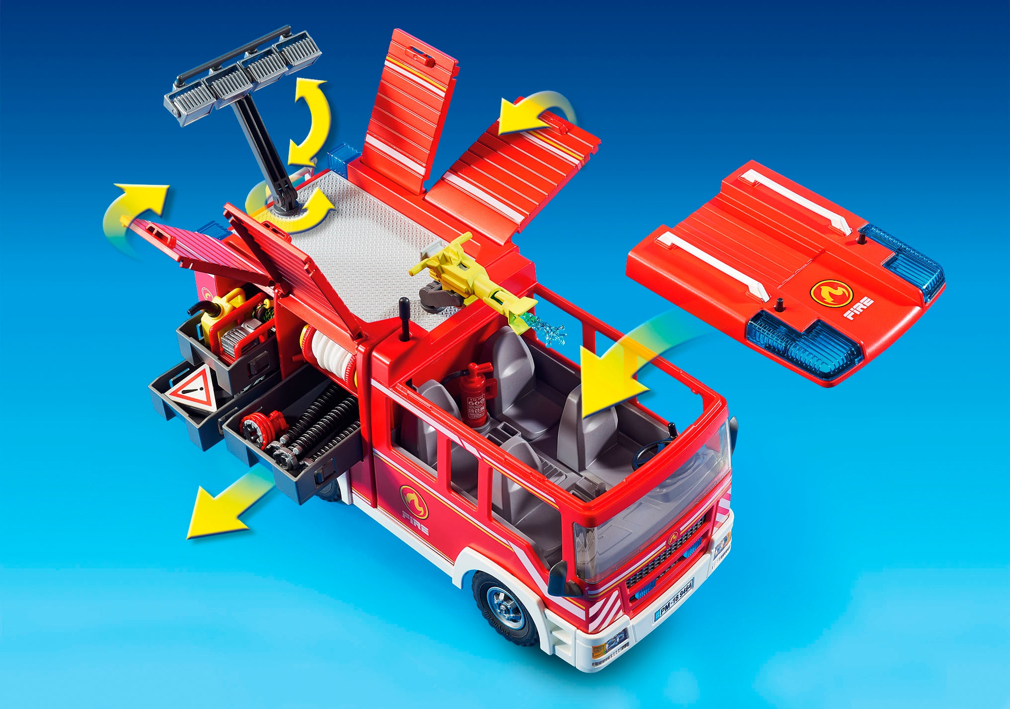Playmobil® Jeu de construction »Feuerwehr-Rüstfahrzeug (9464), My Action Heroes« Made in Germany