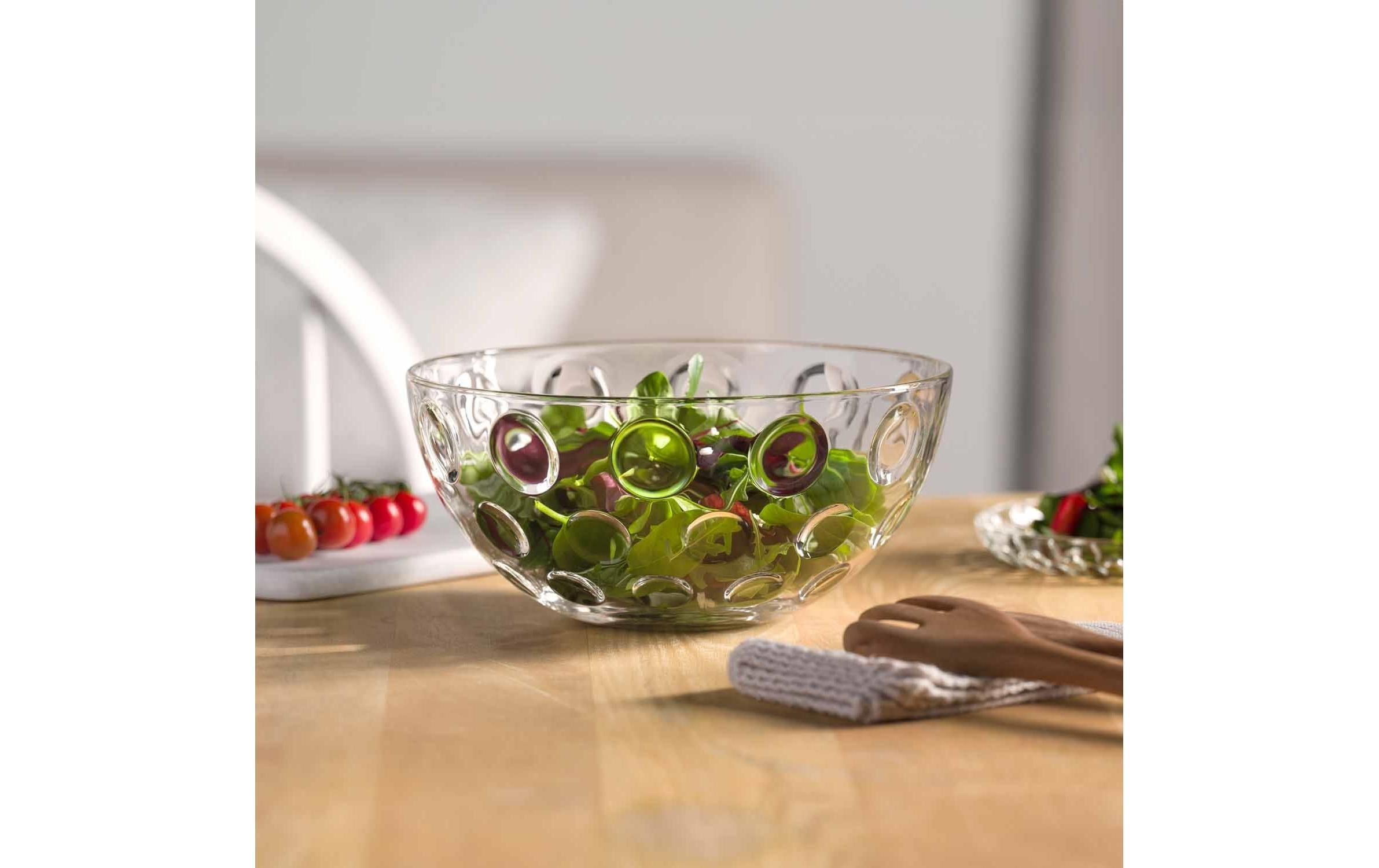 LEONARDO Schale »Cucina Optic 28 cm, 1 Stück« aus Kalk-Natron-Glas