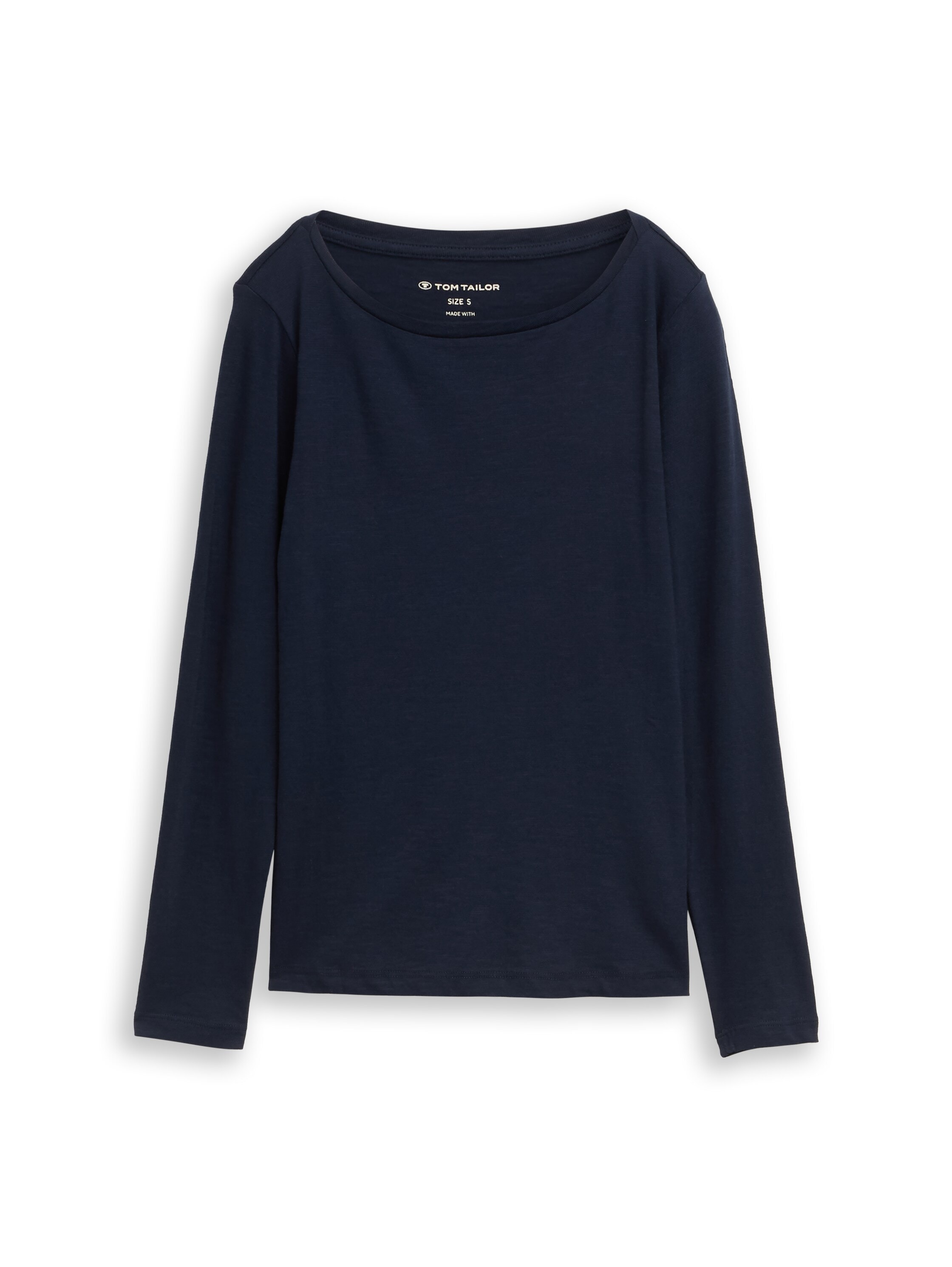 TOM TAILOR T-shirt à manches longues unifarben