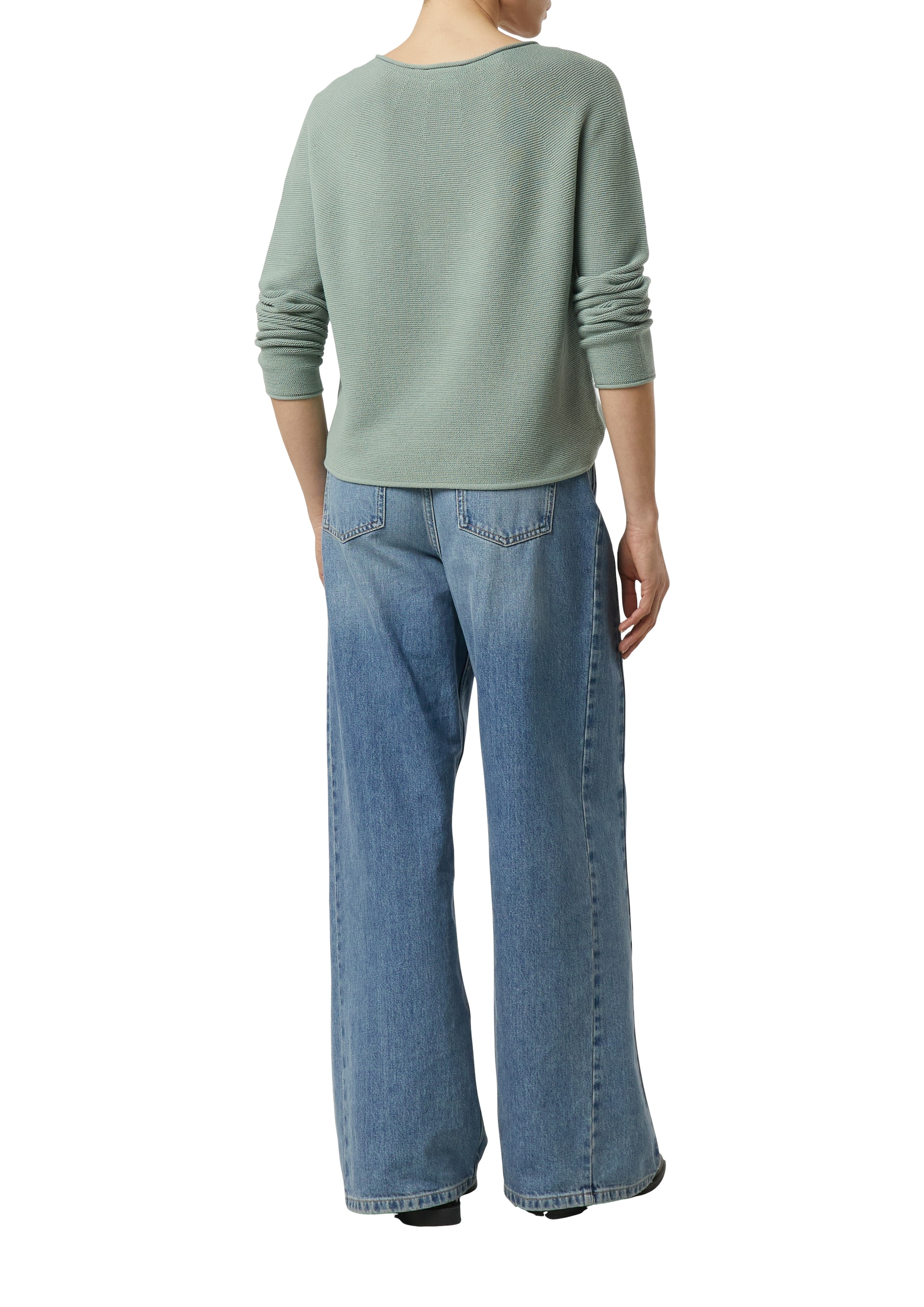 Comma Pull en tricot mit feinem Struktur-Muster