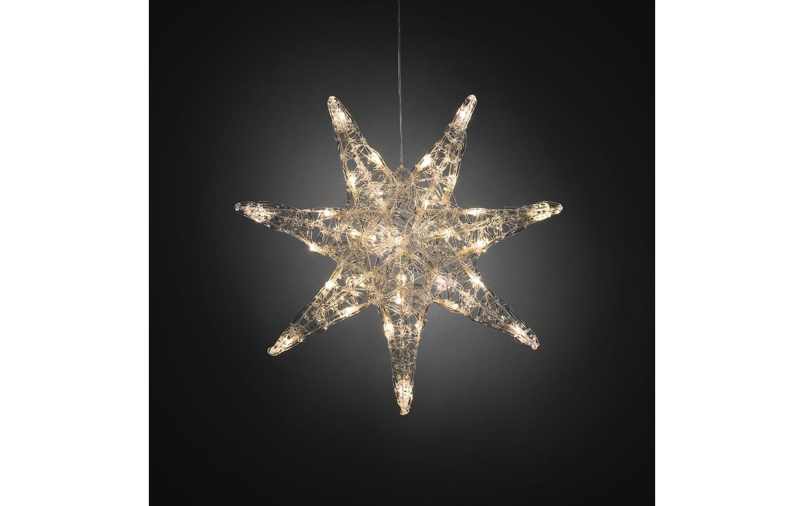 KONSTSMIDE LED Stern »Acryl 45cm« LED-Modul Warmweiss