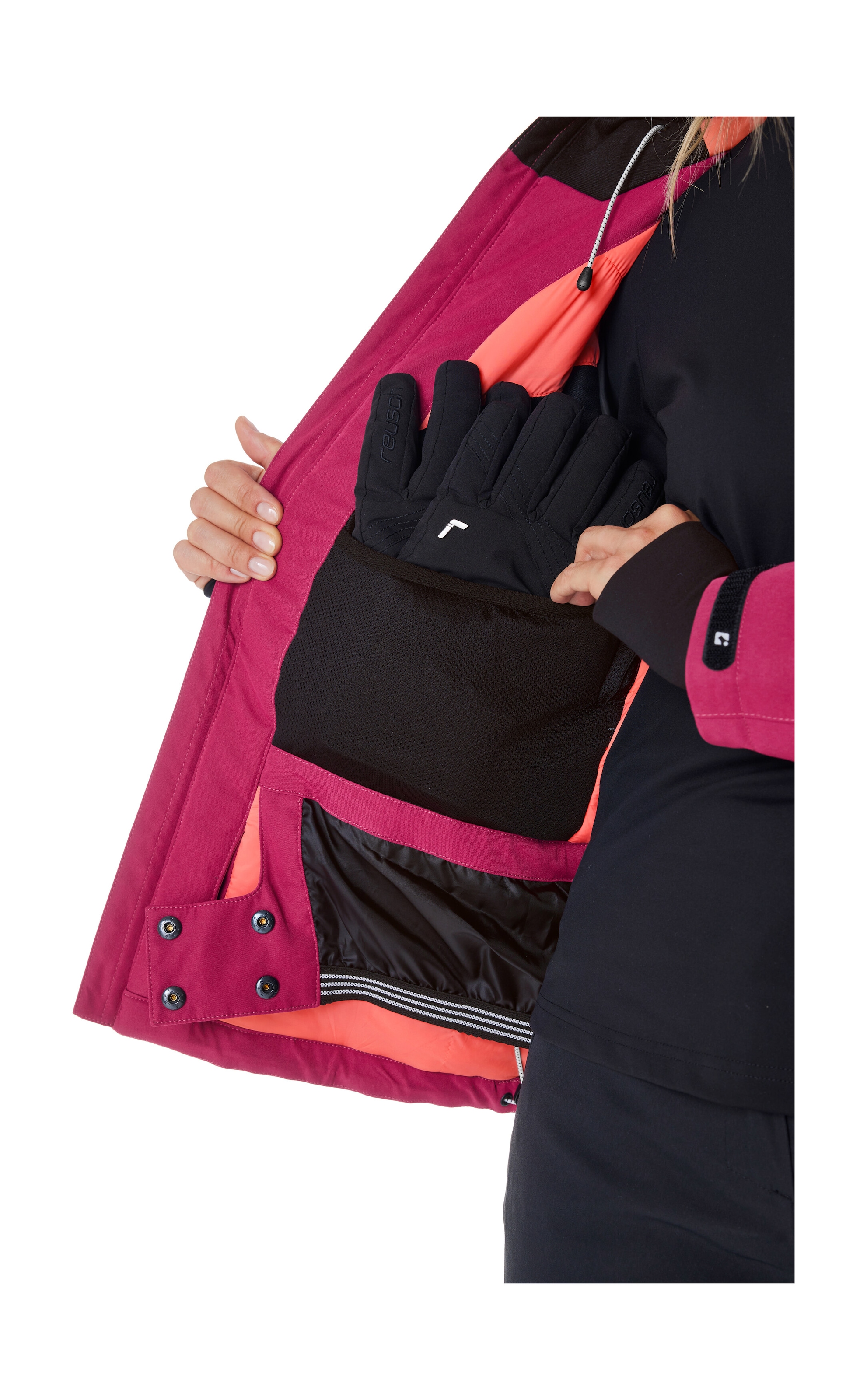 Killtec Veste de ski »KSW 276 WMN SKI JCKT« Veste femme imperméable avec pare-neige, respirante et poches