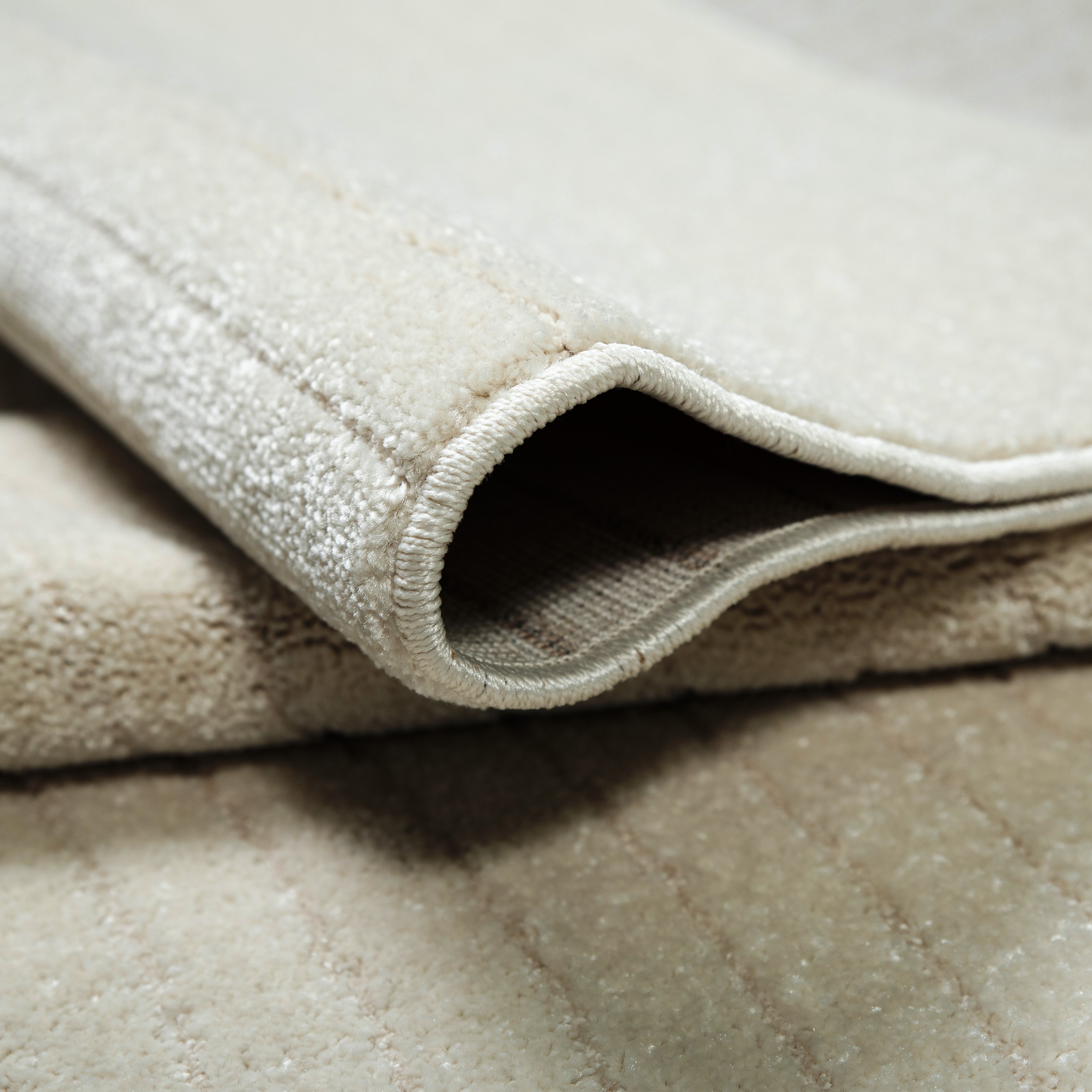 my home Tapis »Revea, Zen Garden-Design in Hoch-Tief-Struktur,« Rectangulaire 9 mm Höhe 3D-Effekt, softer Kurzflor, pflegeleicht, Scandi-Look