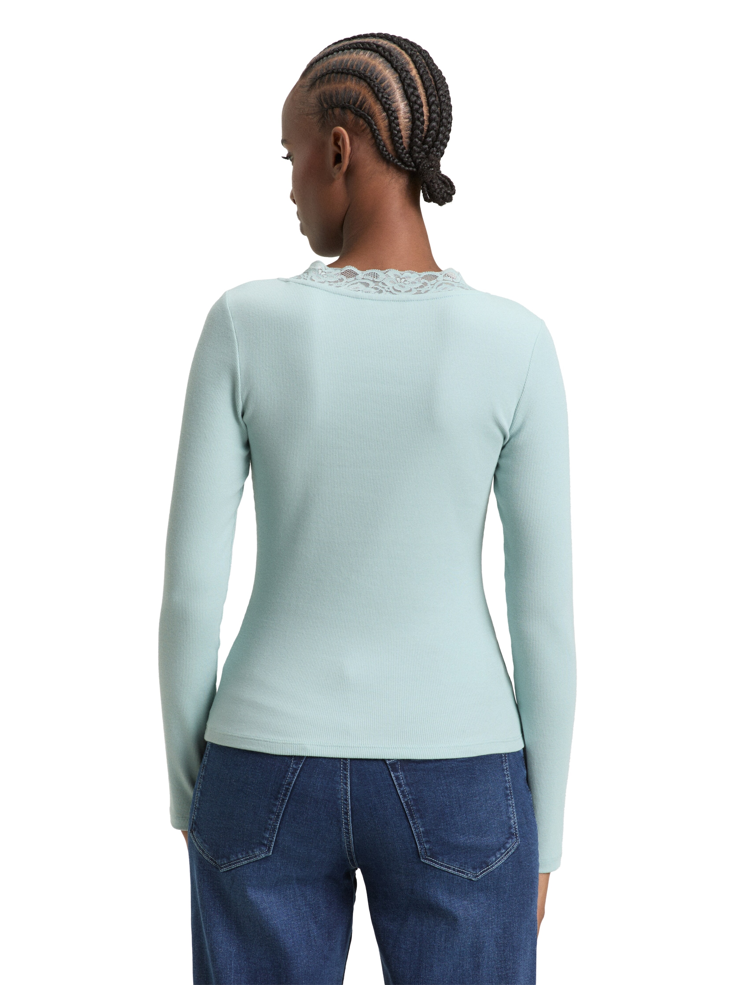 TOM TAILOR Denim T-shirt à manches longues