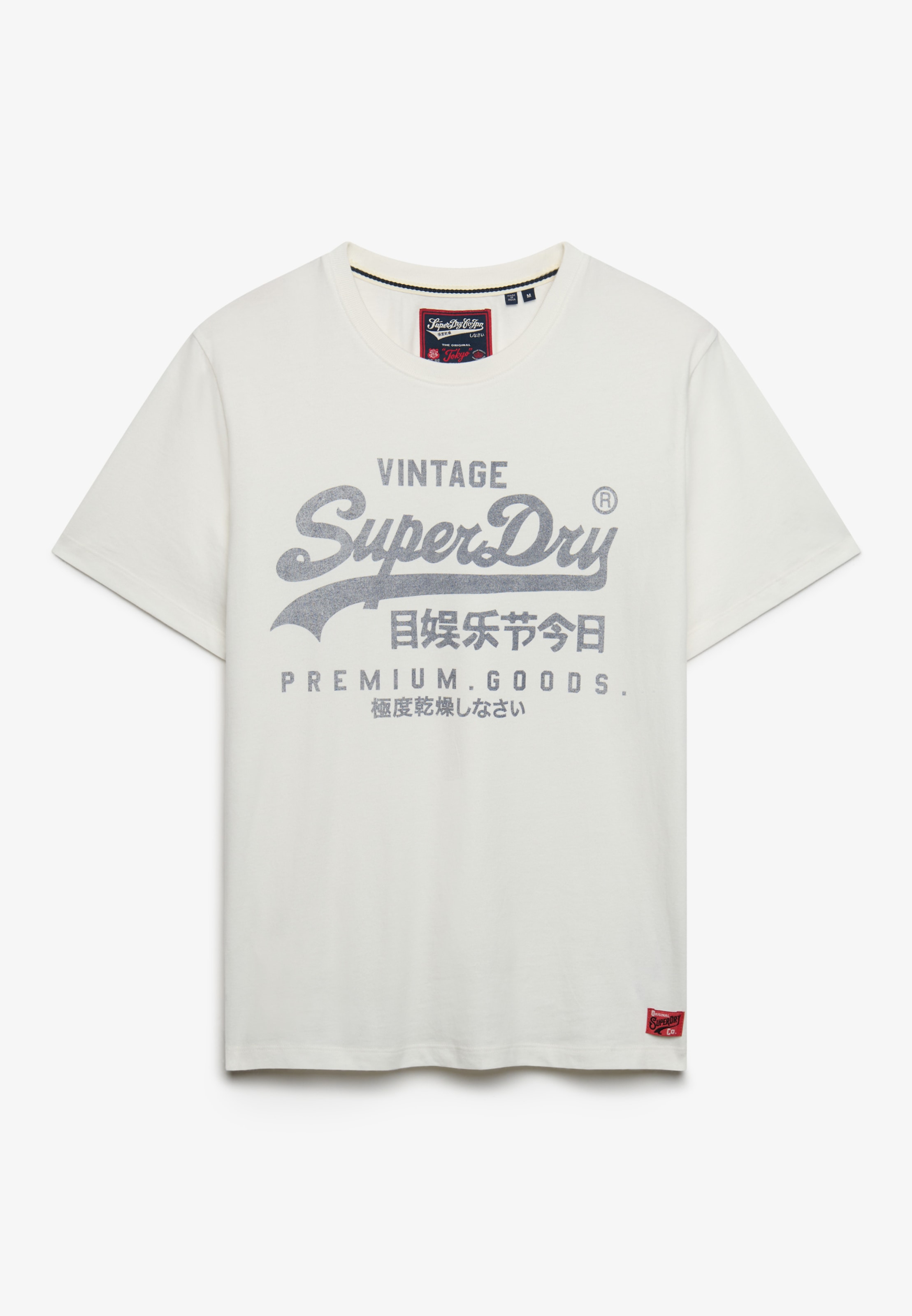 Superdry Shirt à col rond »VL CLASSIC TEE« coton, coupe décontractée