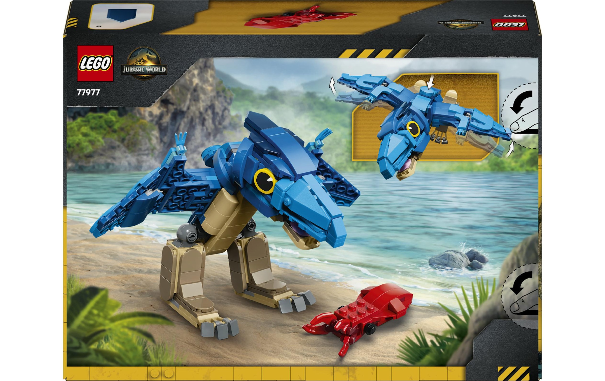 LEGO® Konstruktionsspielsteine »Baby-Dinosaurier: Pteranodon (77977), LEGO Jurassic World« Made in Europe
