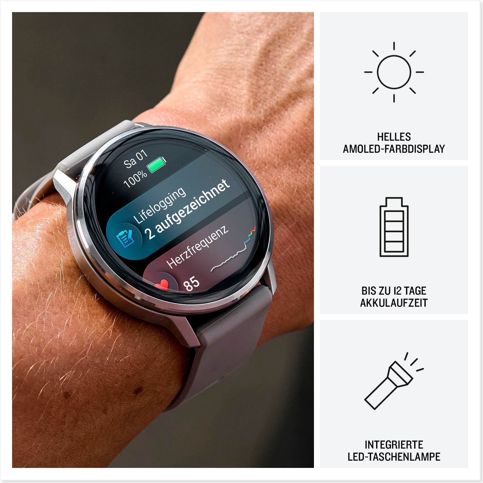 Garmin Smartwatch »Venu 4« (3,53 cm / 1,4 ″)
