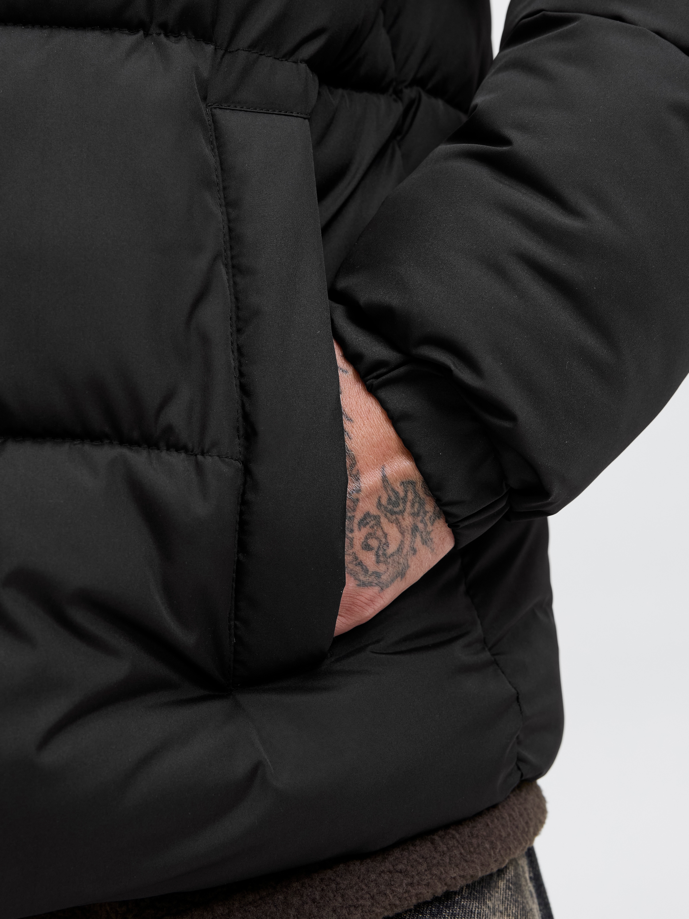 Jack & Jones PlusSize Steppjacke »JJMAZE PUFFER COLLAR PLS« ohne Kapuze