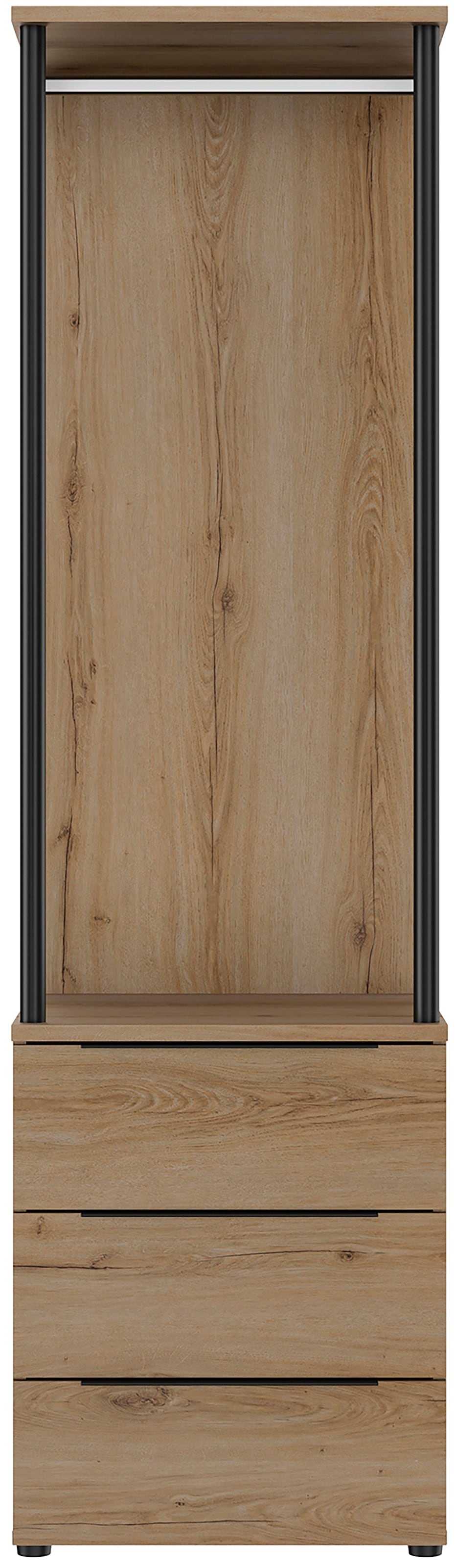 Gami Schrankmodule Multifunktional, grosszügig mit wahlweise Kleiderschrank oder Regalen