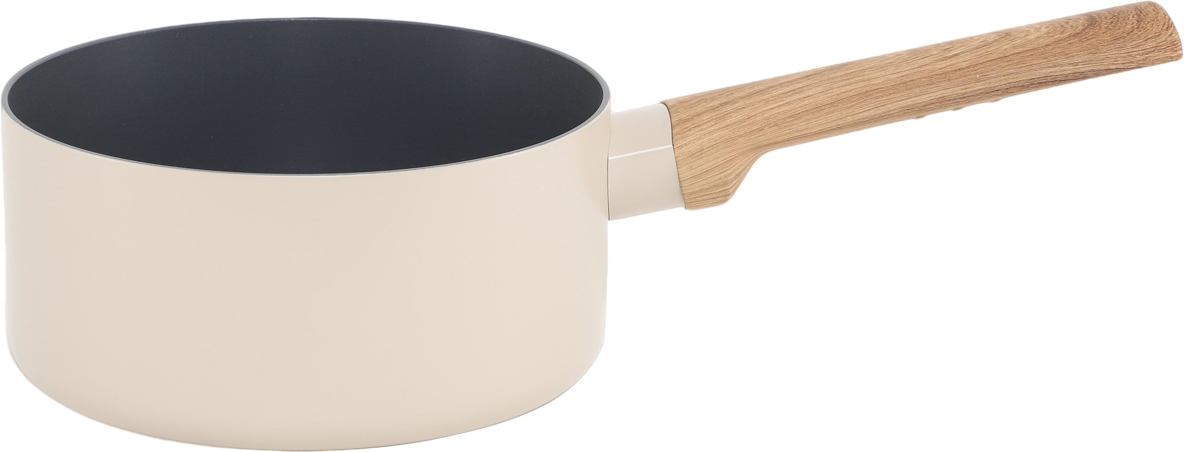 Hanseatic Topf-Set »ALU SCANDI, mit Antihaftbeschichtung« Set, Stielkasserolle 16 cm, Kochtopf 16/20/24 cm, Bratpfanne 24/28 cm, 9 tlg. Aluminium