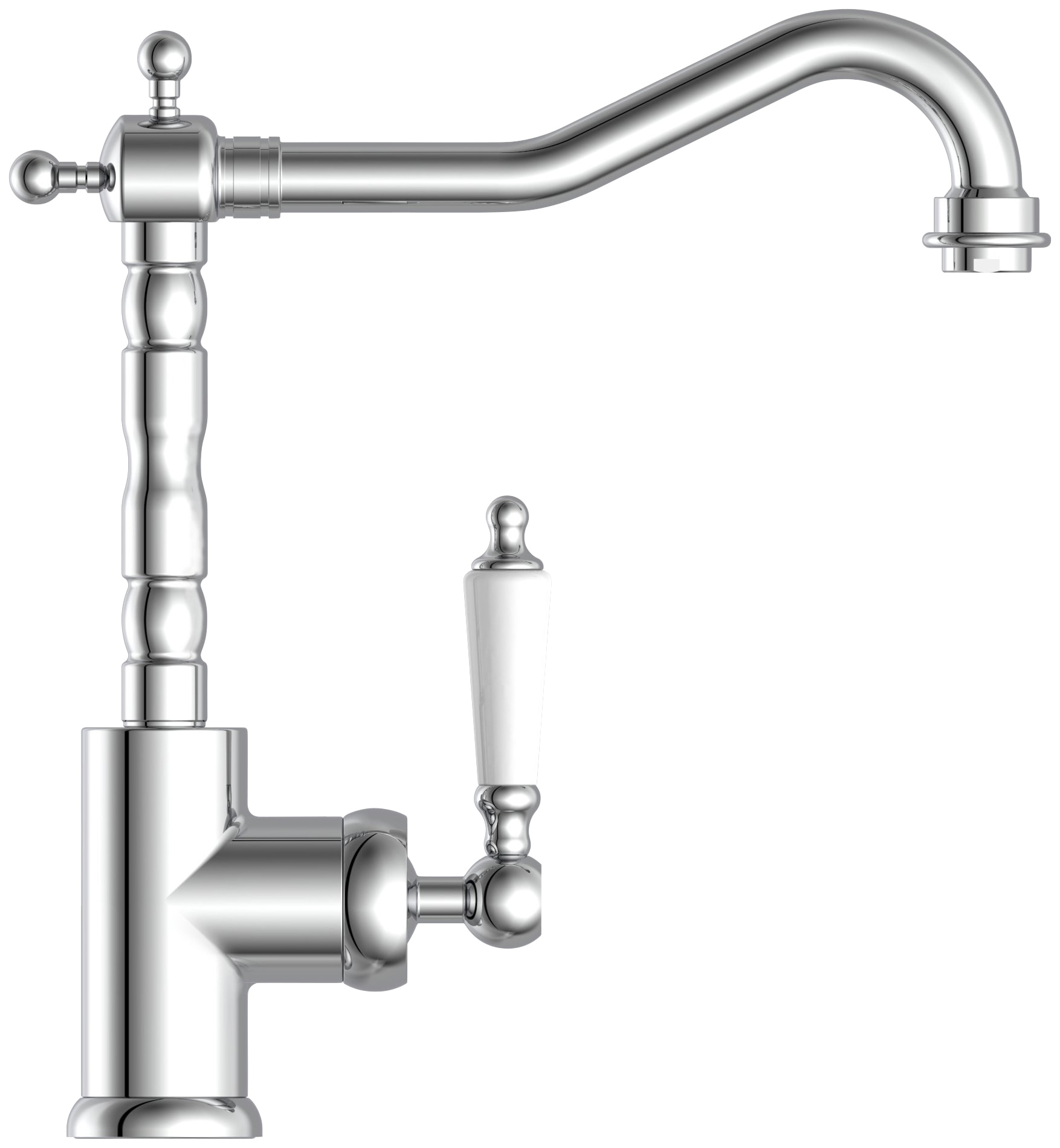 Schütte Spültischarmatur »Old Style« Wasserhahn Küche im Retro Style, 360° schwenkbare Mischbatterie