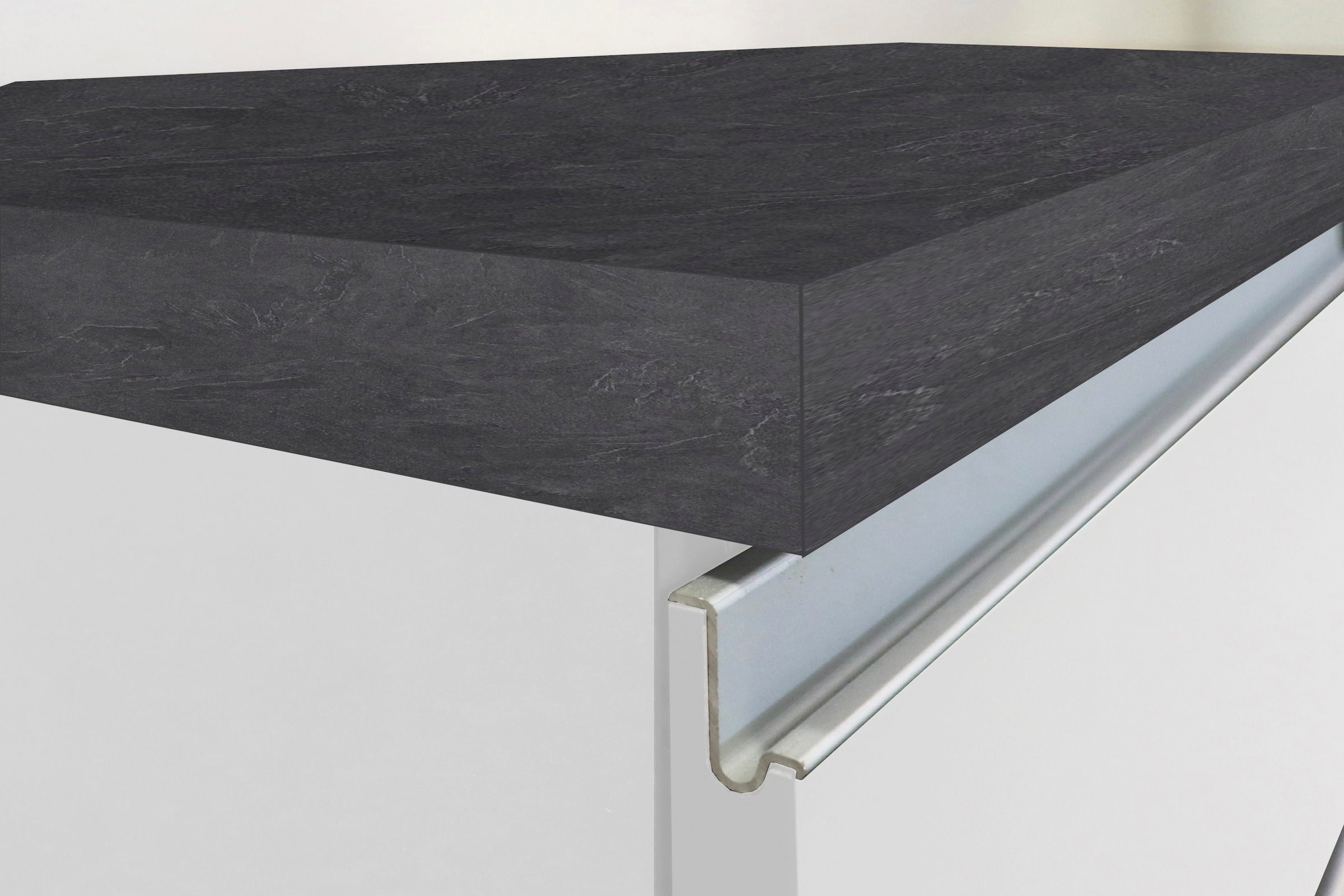 KOCHSTATION Kitchenette »KS-Sole« Breite 256 cm, mit Regalen und Fächern, ohne E-Geräte