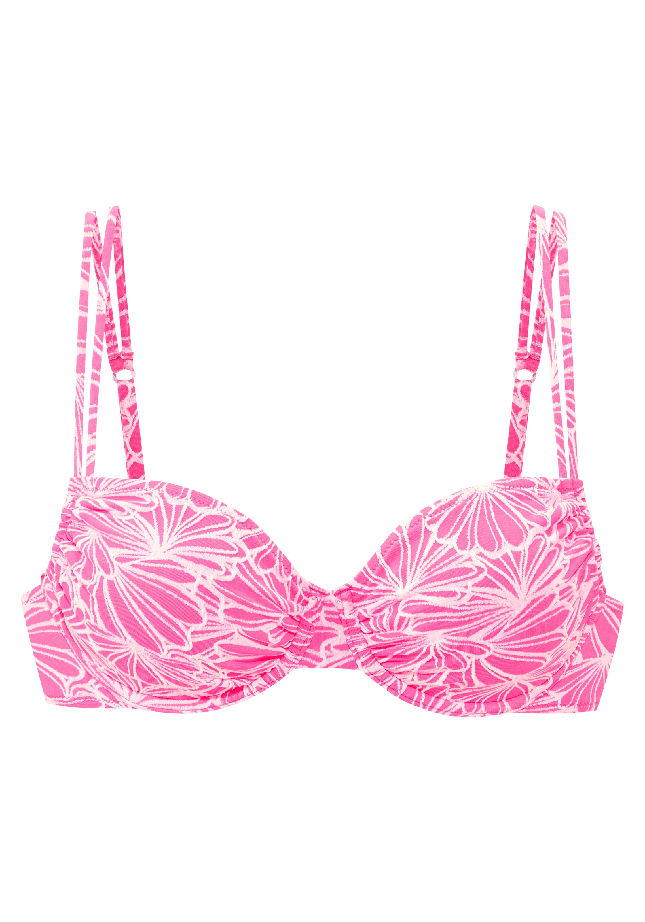 Venice Beach Haut de bikini à armatures »Peony« en tissu structuré à la mode