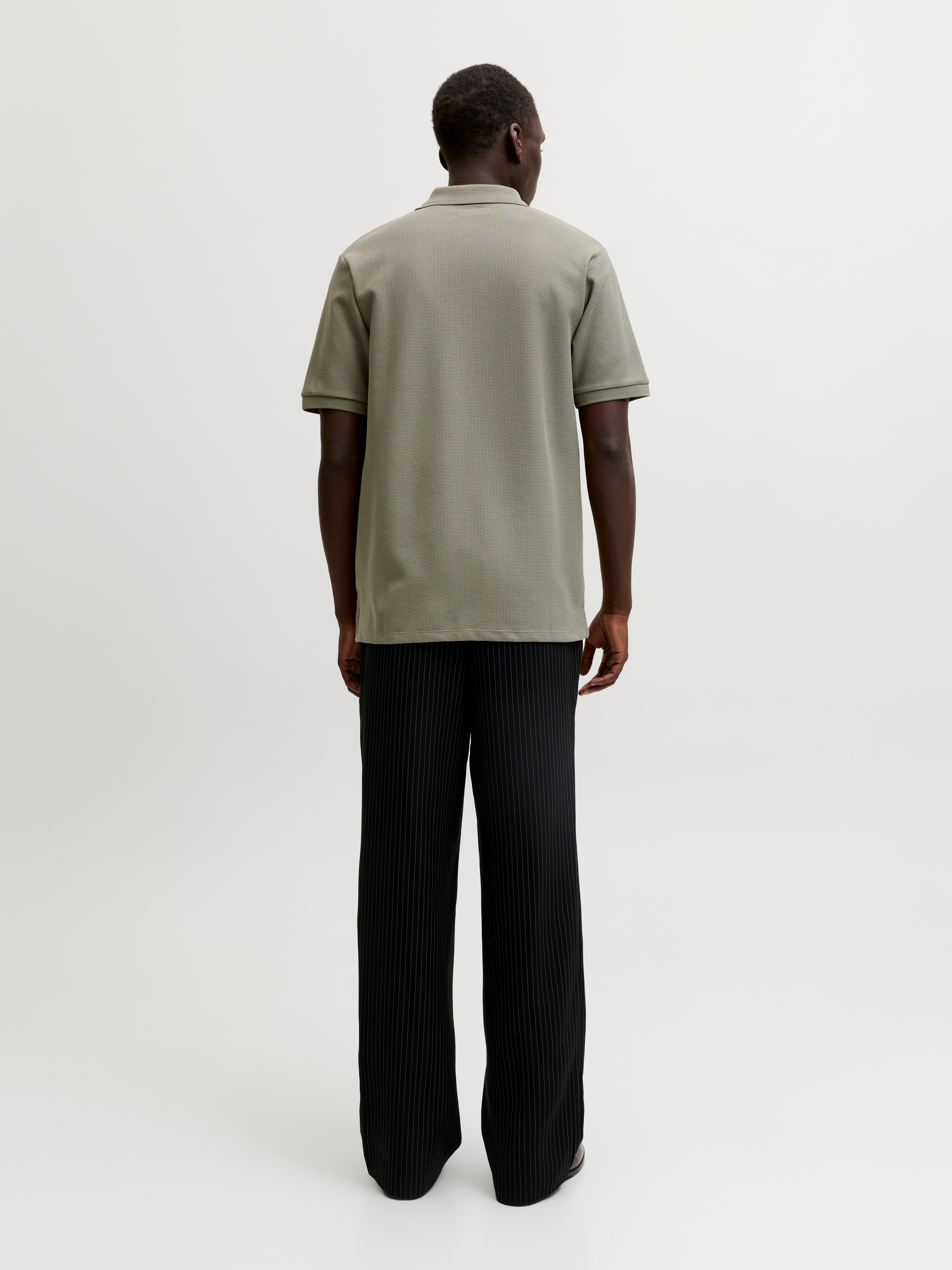 Jack & Jones Poloshirt »JJEAUSTIN POLO SS NOOS« Materialmix, regular fit