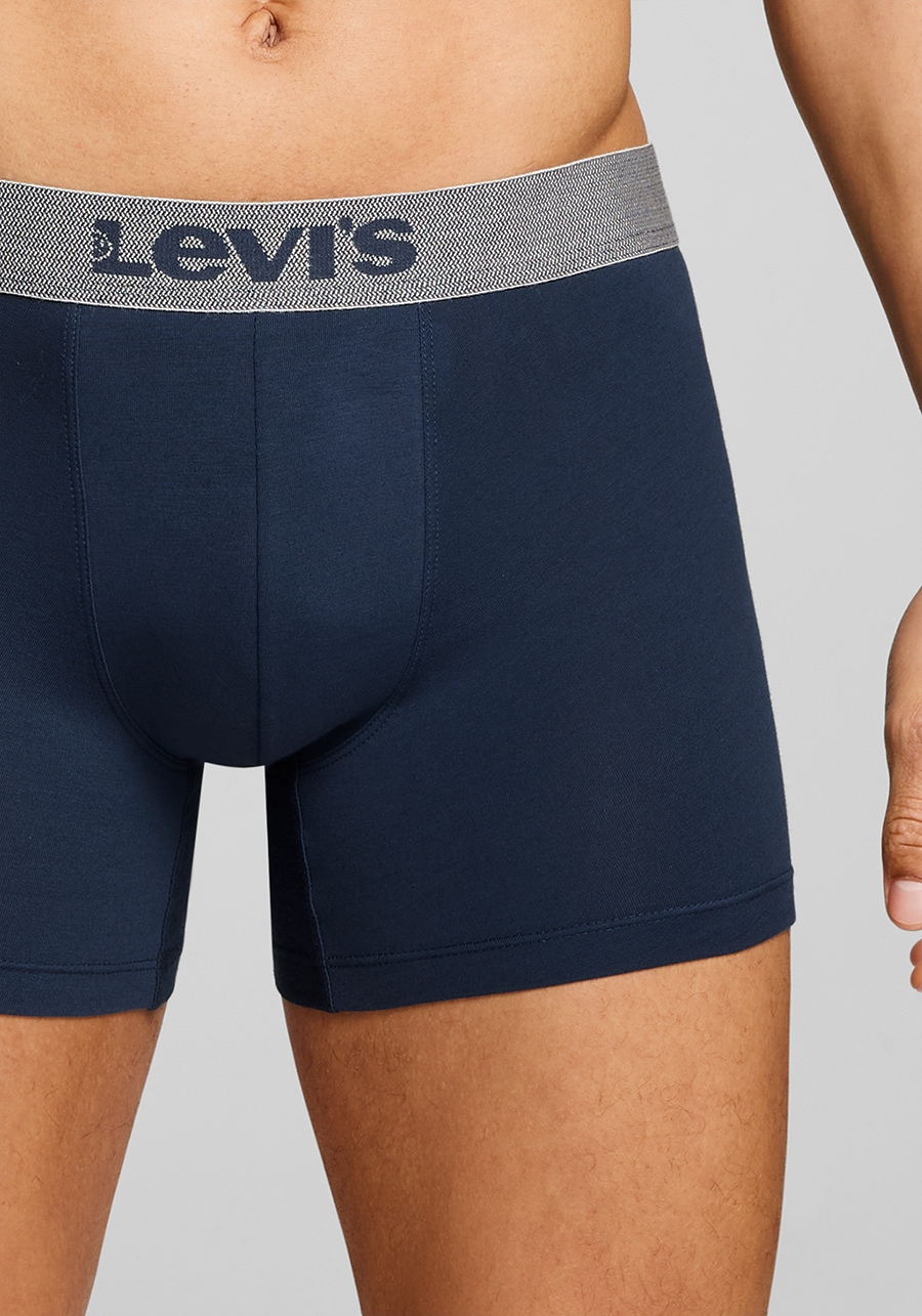 Levi's® Boxershorts »LEVIS MEN GIFTBOX DENIM BOXER BRIEF 3P« 3er Pack, 