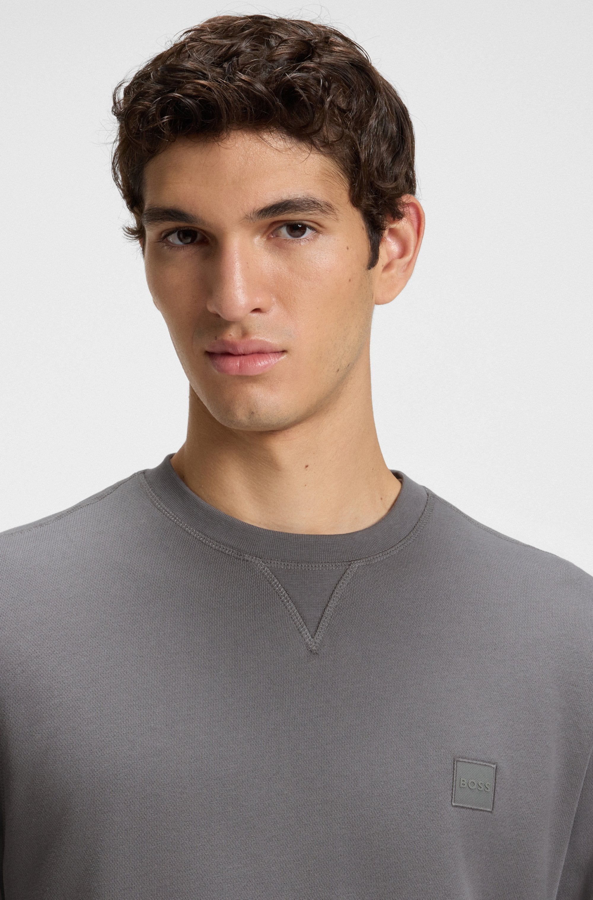 BOSS ORANGE Sweat-shirt »Westart«, avec patch logo BOSS

