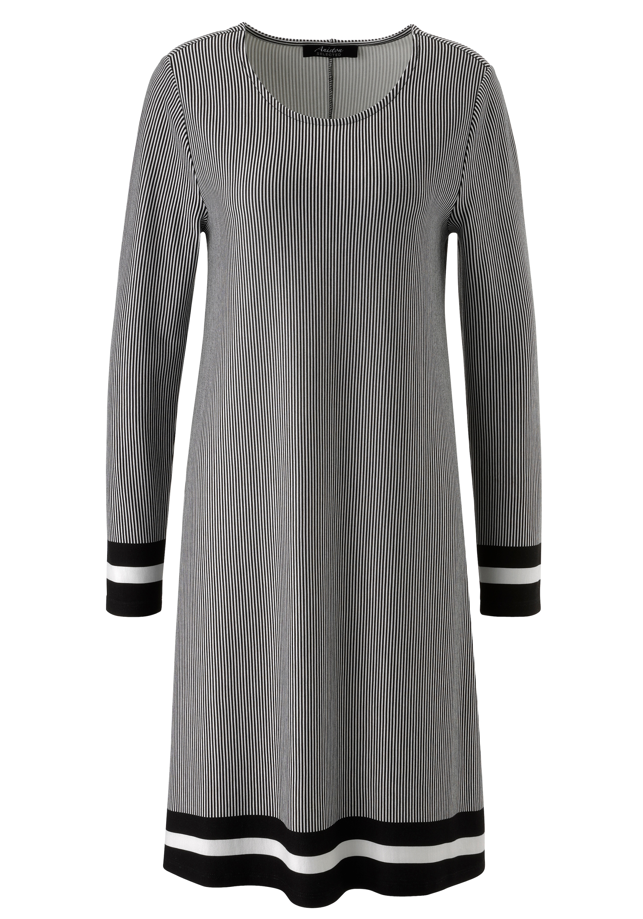 Aniston SELECTED Robe en jersey in leichter A-Linien-Form - NEUE KOLLEKTION
