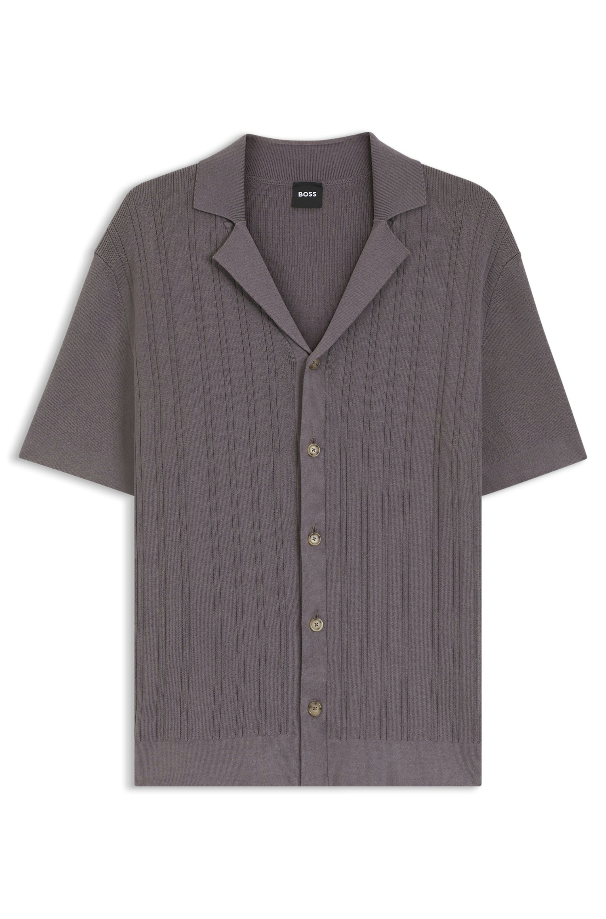 BOSS Cardigan »Neri« Hemd im Regular Fit