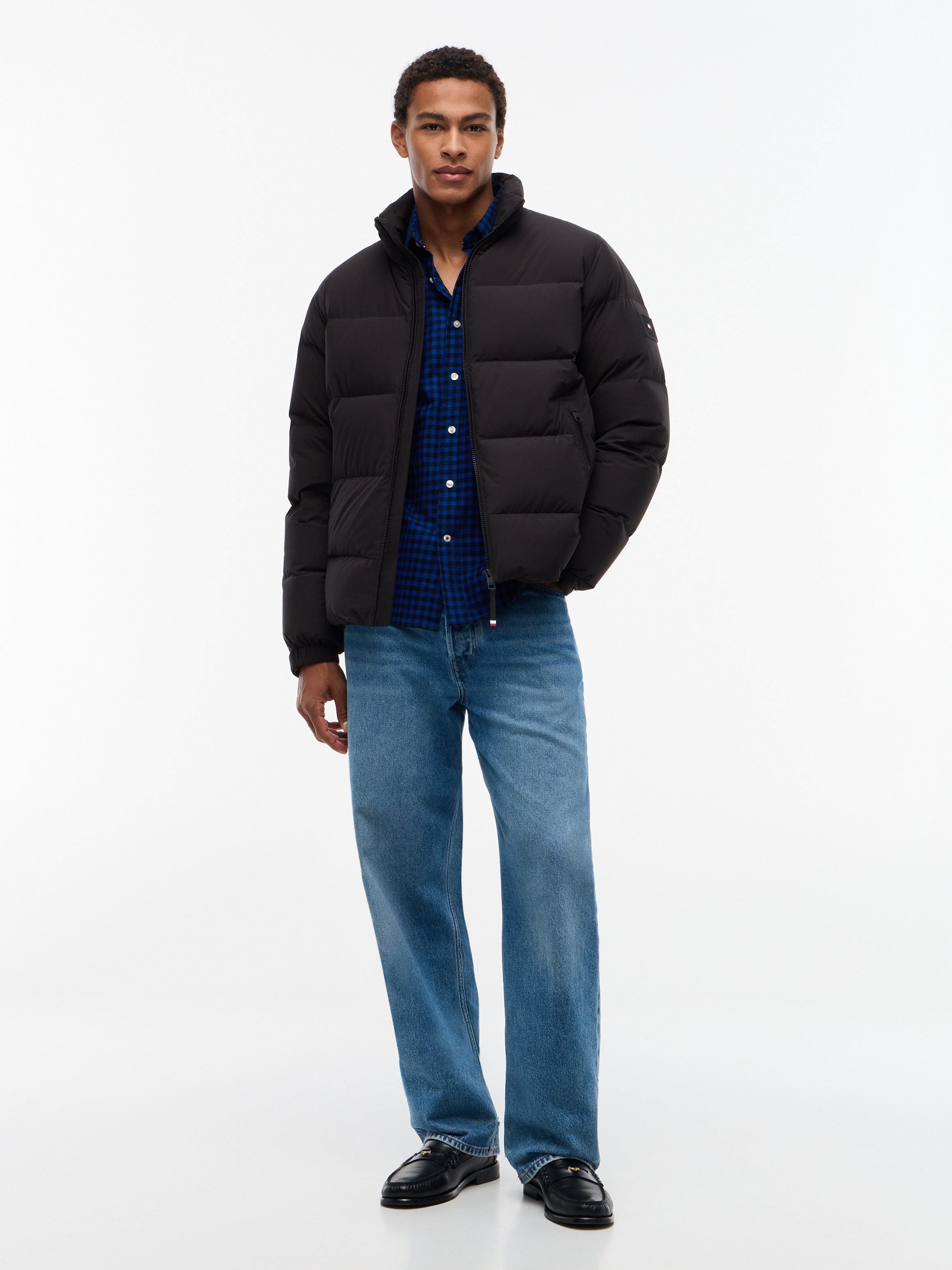 Tommy Hilfiger Doudoune »DOWN STAND PUFFER« veste d'hiver, rembourrage en duvet doux