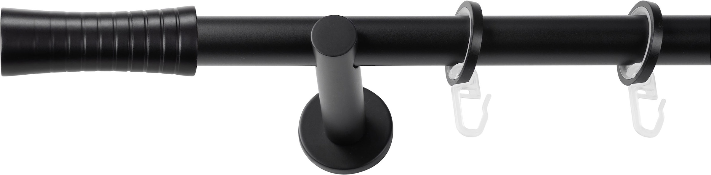 SN DECO GROUP Gardinenstange Ø 19 mm 1 läufig-läufig Fixmass;kürzbar