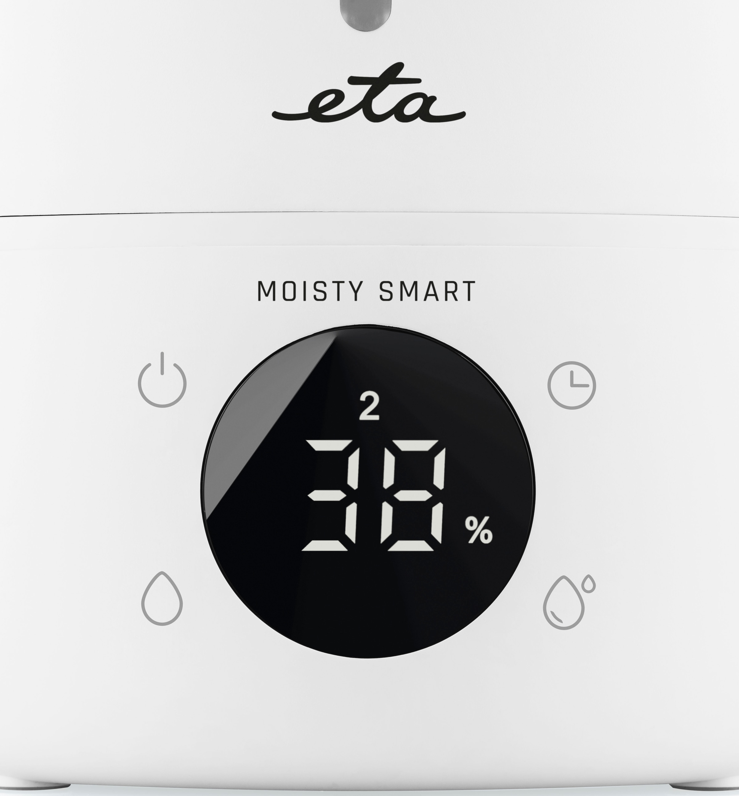 eta Humidificateur d'air »Moisty Smart« 5 l Wassertank Ultraschall-Sprühtechnologie, 12 Std. Betrieb, Smart App, LED-Display