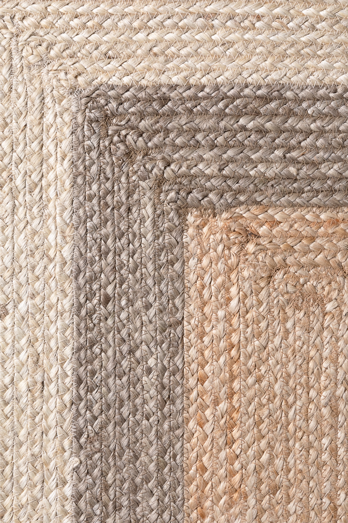 HANSE Home Tapis »Juno Fusion  Juteteppich« Rectangulaire 9 mm Höhe jute, forme, fait main, tapis de salon, tapis naturel, salon