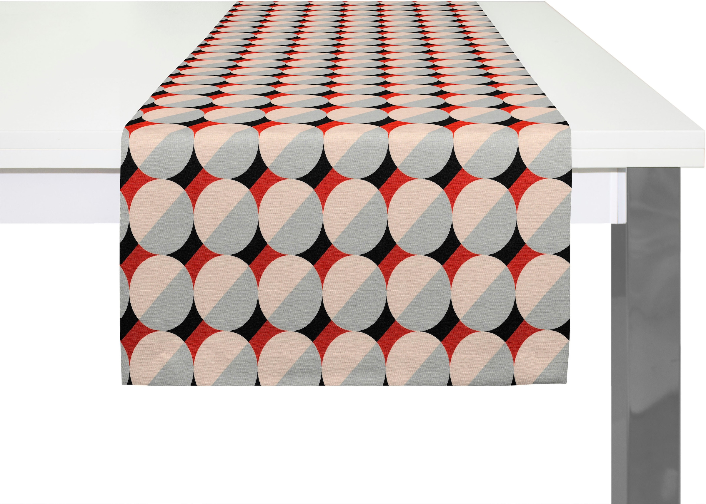 Adam Tischläufer »Circles« GOTS organic,zertifiziert durch CERES 0242Made in Germany