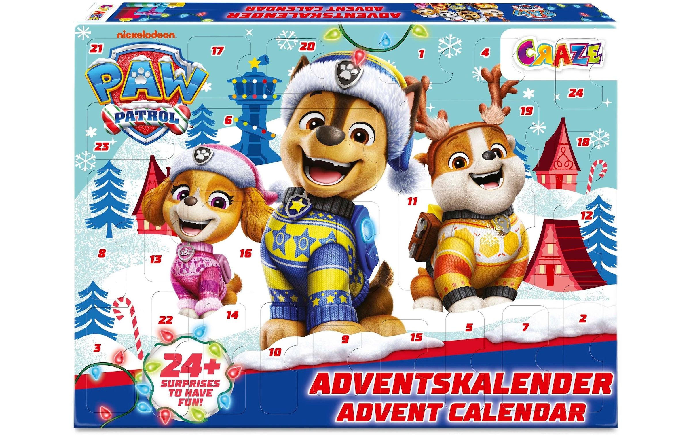 CRAZE Spielzeug-Adventskalender »Adventskalender Paw Patrol mit 24 Überraschungen«