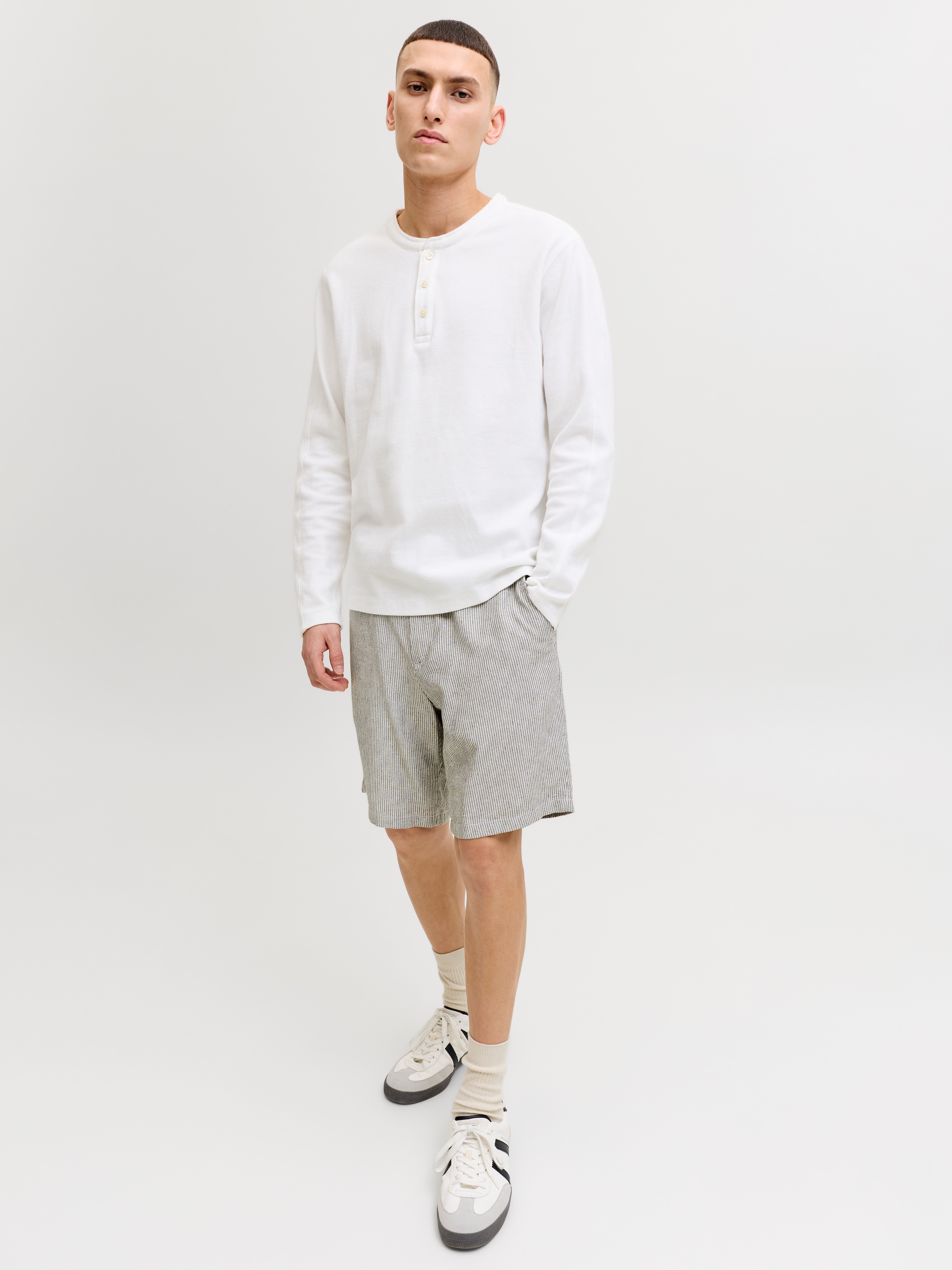 Jack & Jones Short en chino »JPSTACE MYKONOS LINEN BLEND SHORTS SRT«