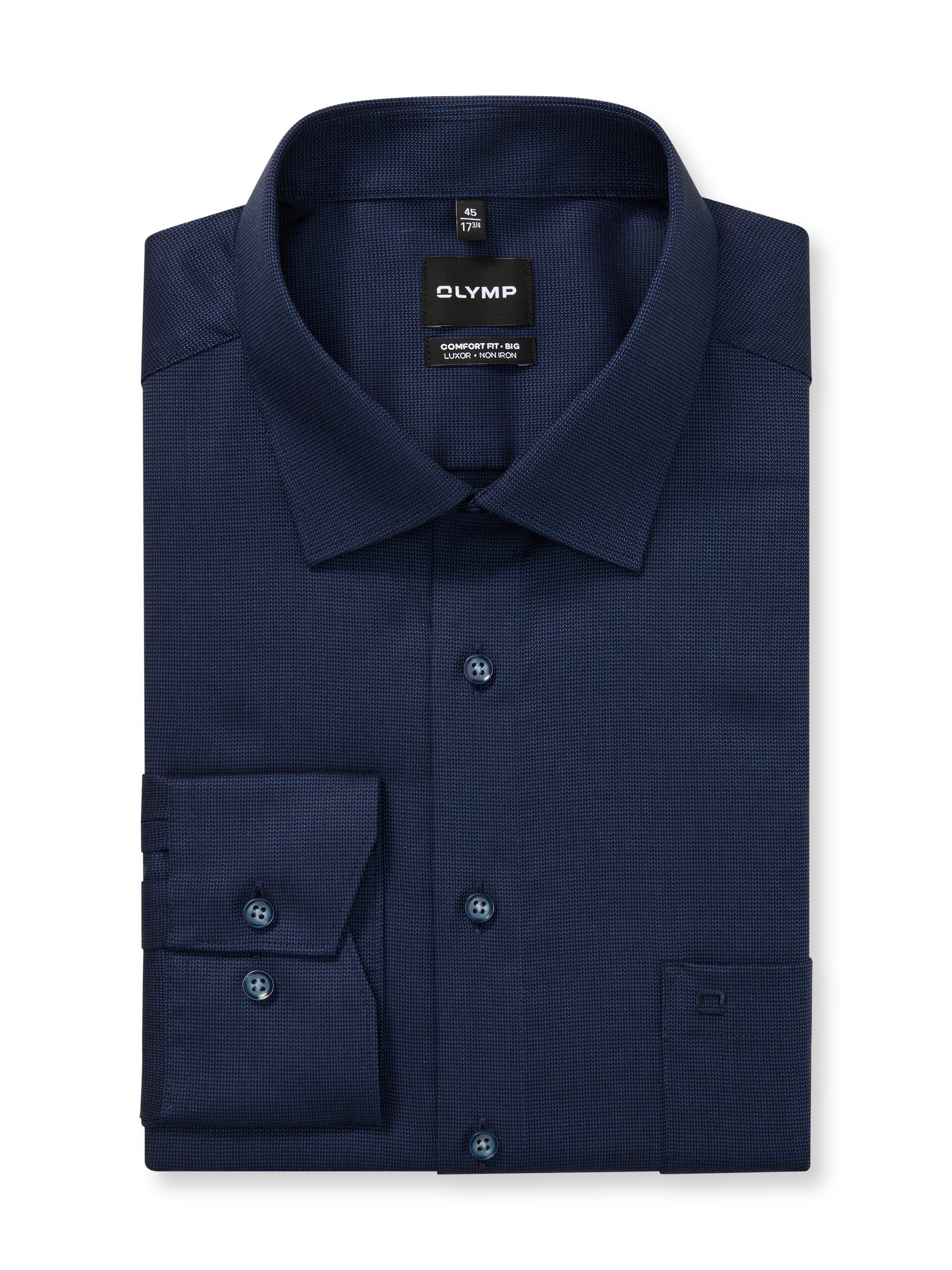 OLYMP Langarmhemd »Big & Tall« Neue COMFORT FIT BIG Kollektion, Businesshemd, New-Kentkragen