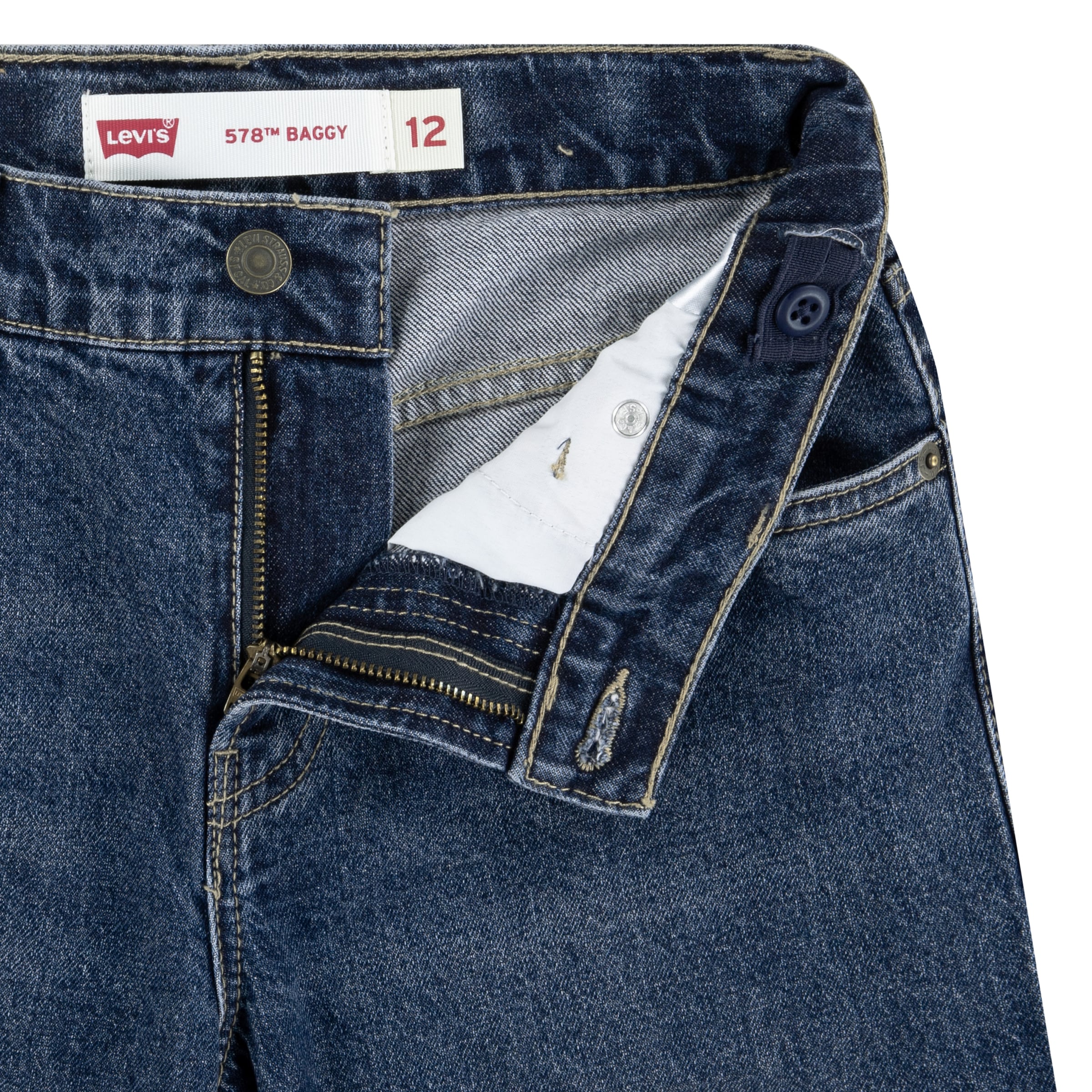 Levi's® Kids Jeans à 5 poches »LVB 578 BAGGY JEANS« Baggy-Silhouette, locker und lässig