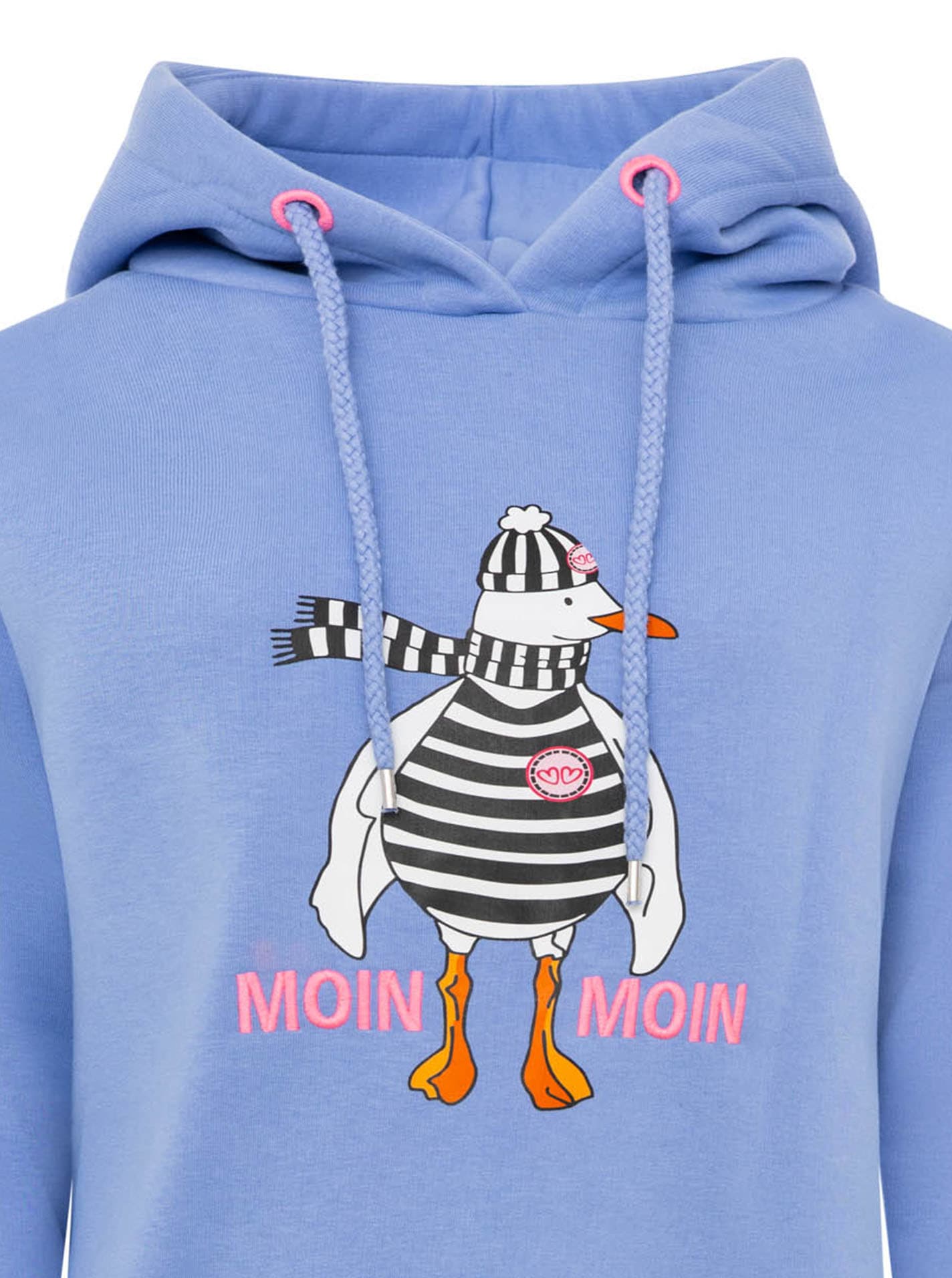 Zwillingsherz Hoodie »"Moin Moin Möwe"«, mit nordischem Gruss, lustiger Möwe, Fronttasche
