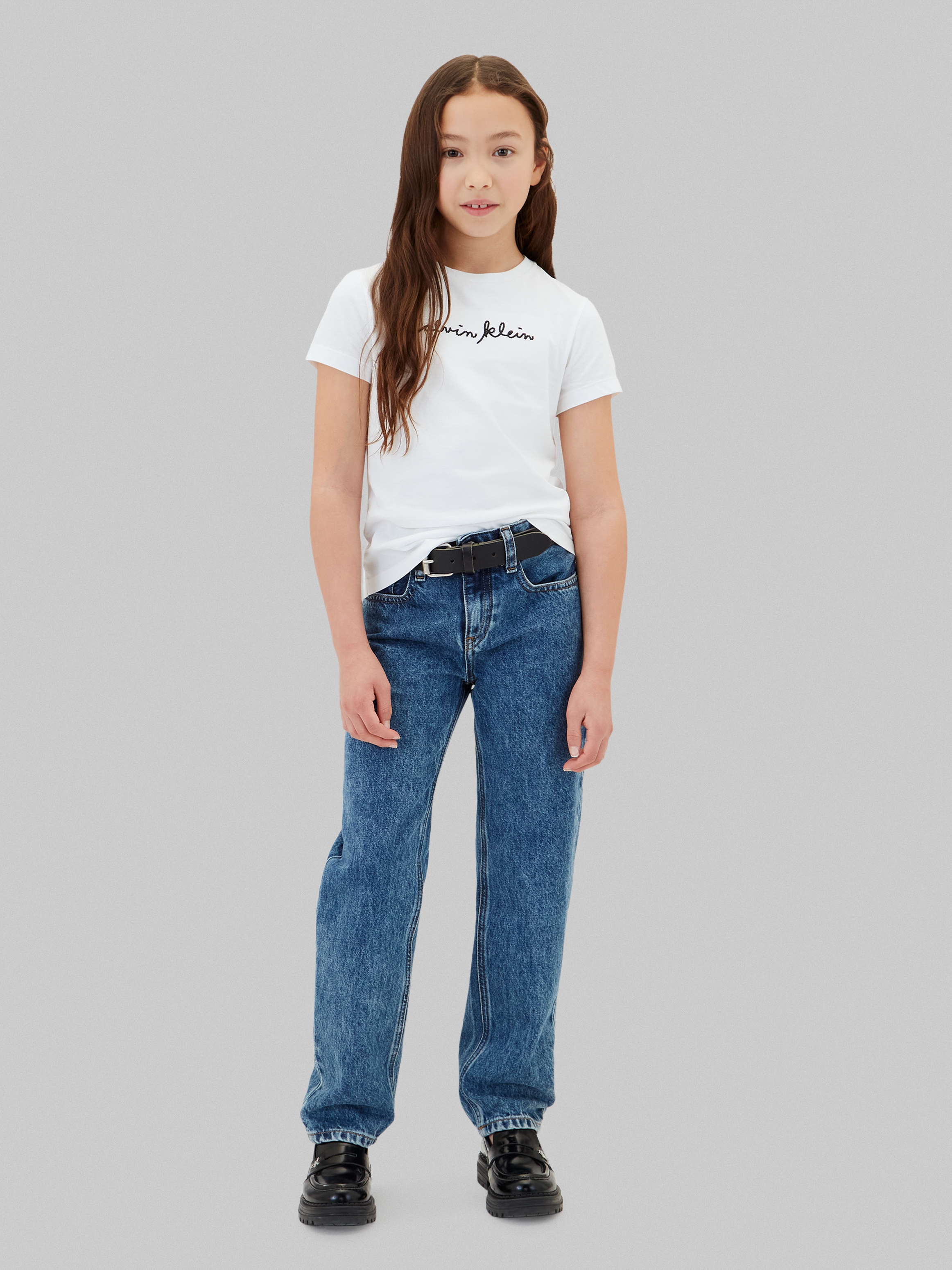 Calvin Klein Jeans T-shirt Encolure ronde, coupe slim, coton pur