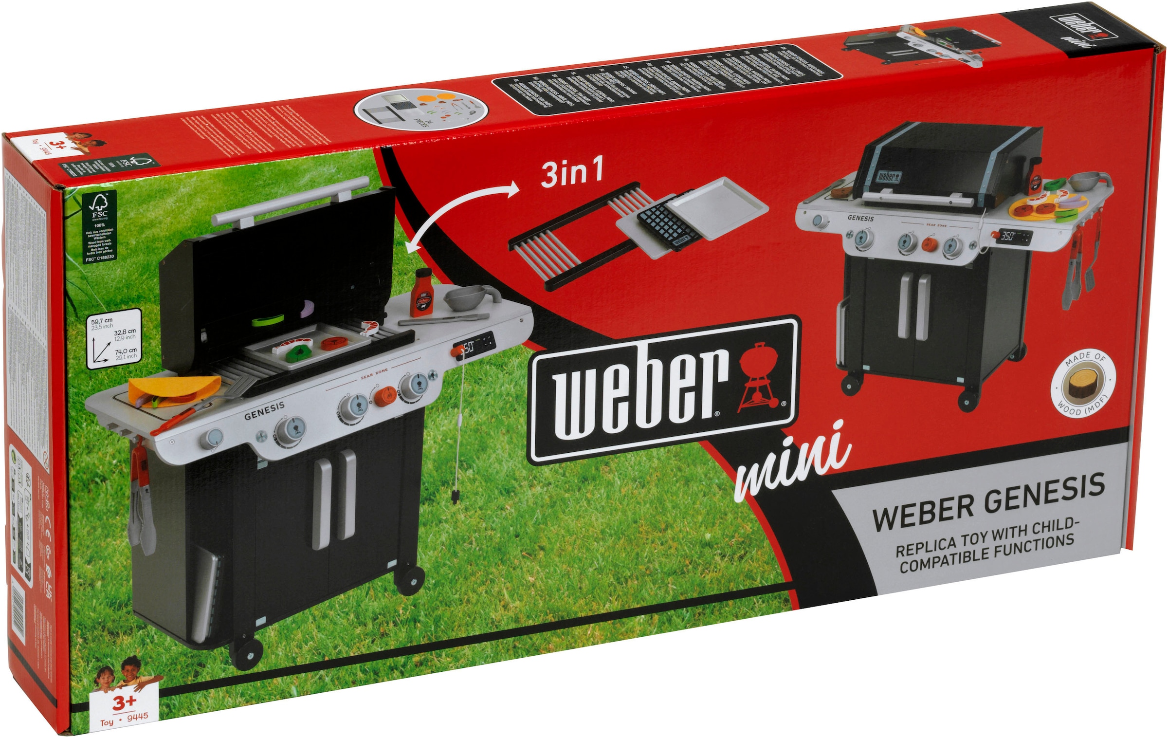 Klein Barbecue pour enfants »Weber, Genesis« FSC® - schützt Wald