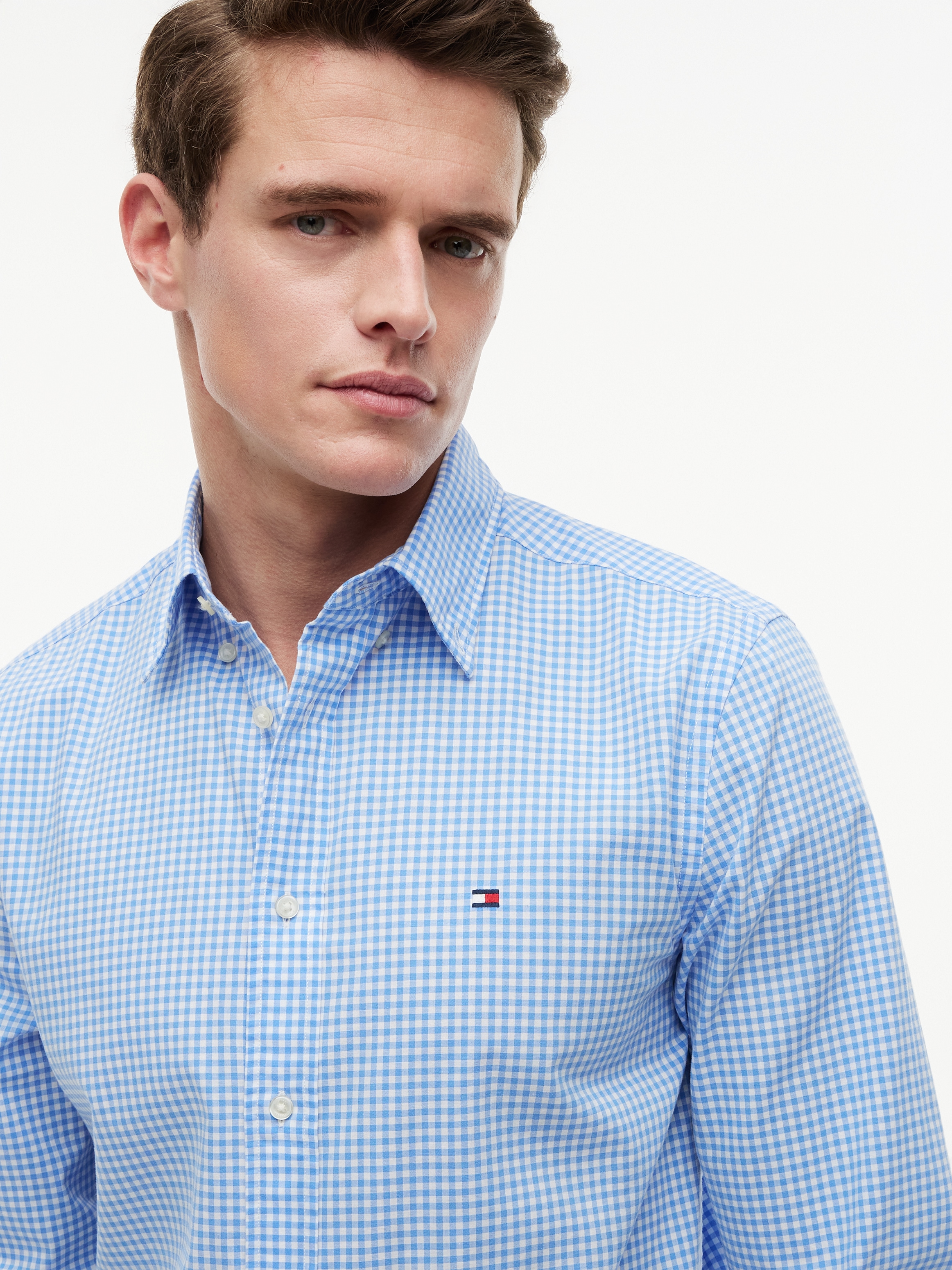 Tommy Hilfiger Chemise à manches longues »FLEX POPLIN GINGHAM SHIRT«